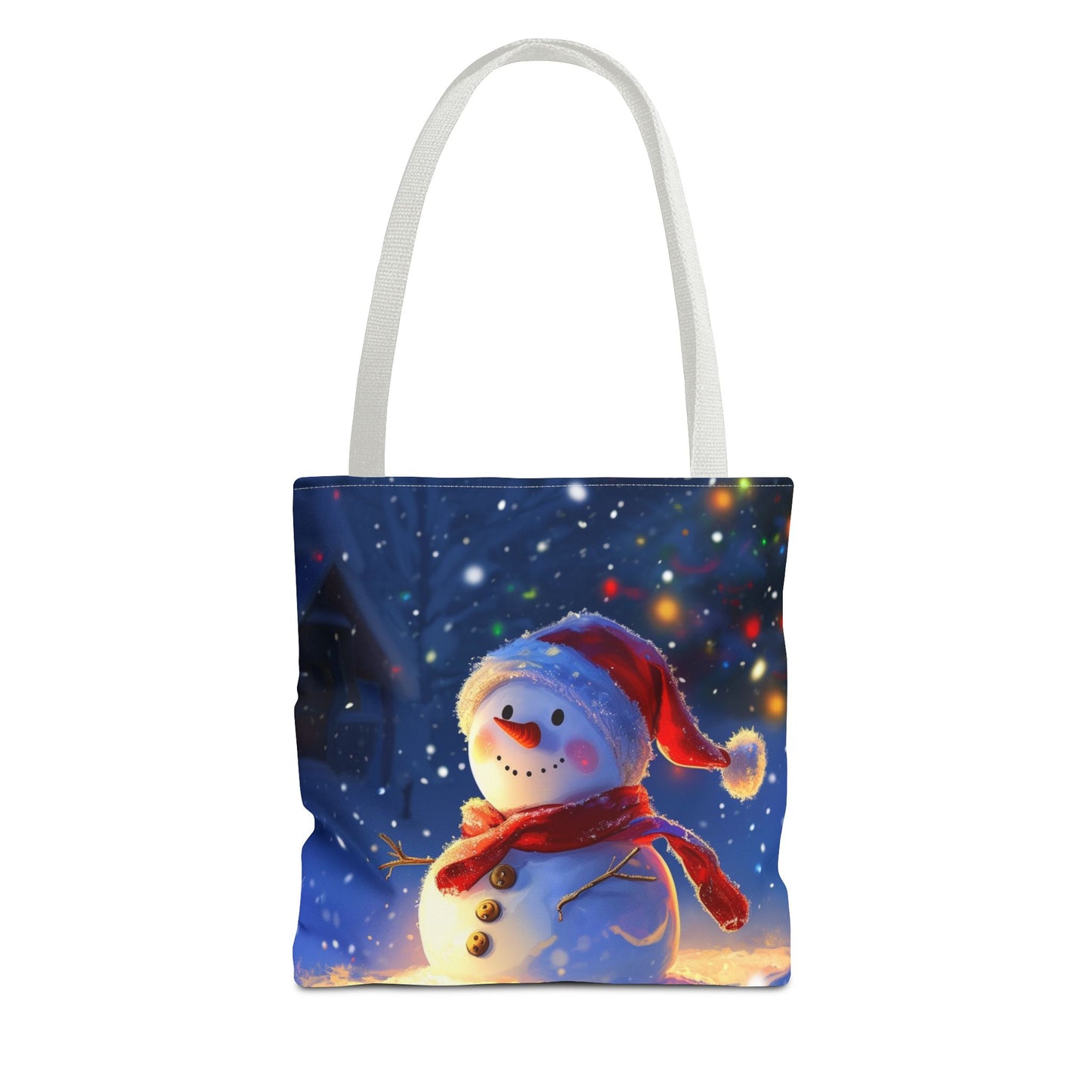 Cute Snowman Tote Bag (AOP)