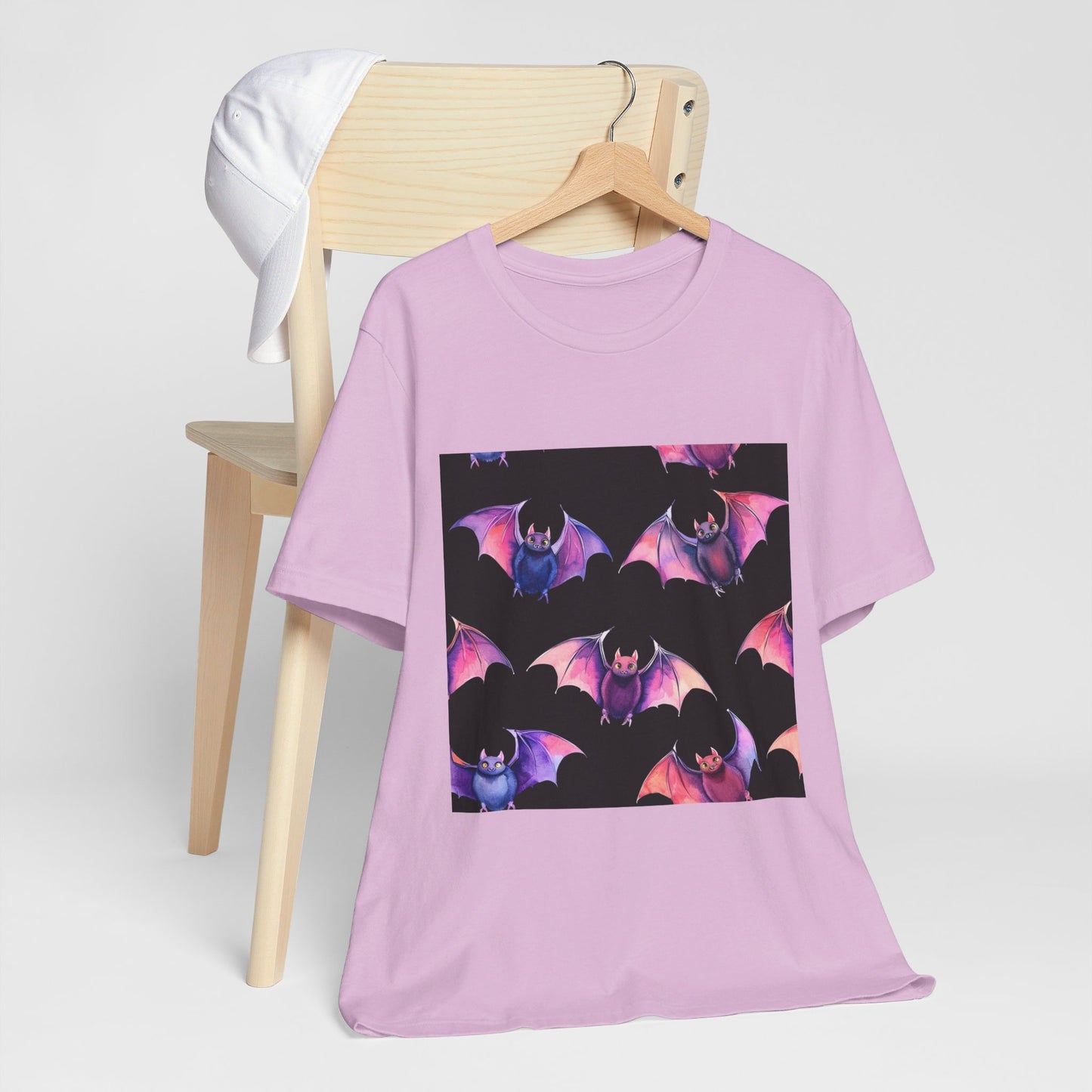 Bright Bat Pattern Unisex Jersey Short Sleeve Tee