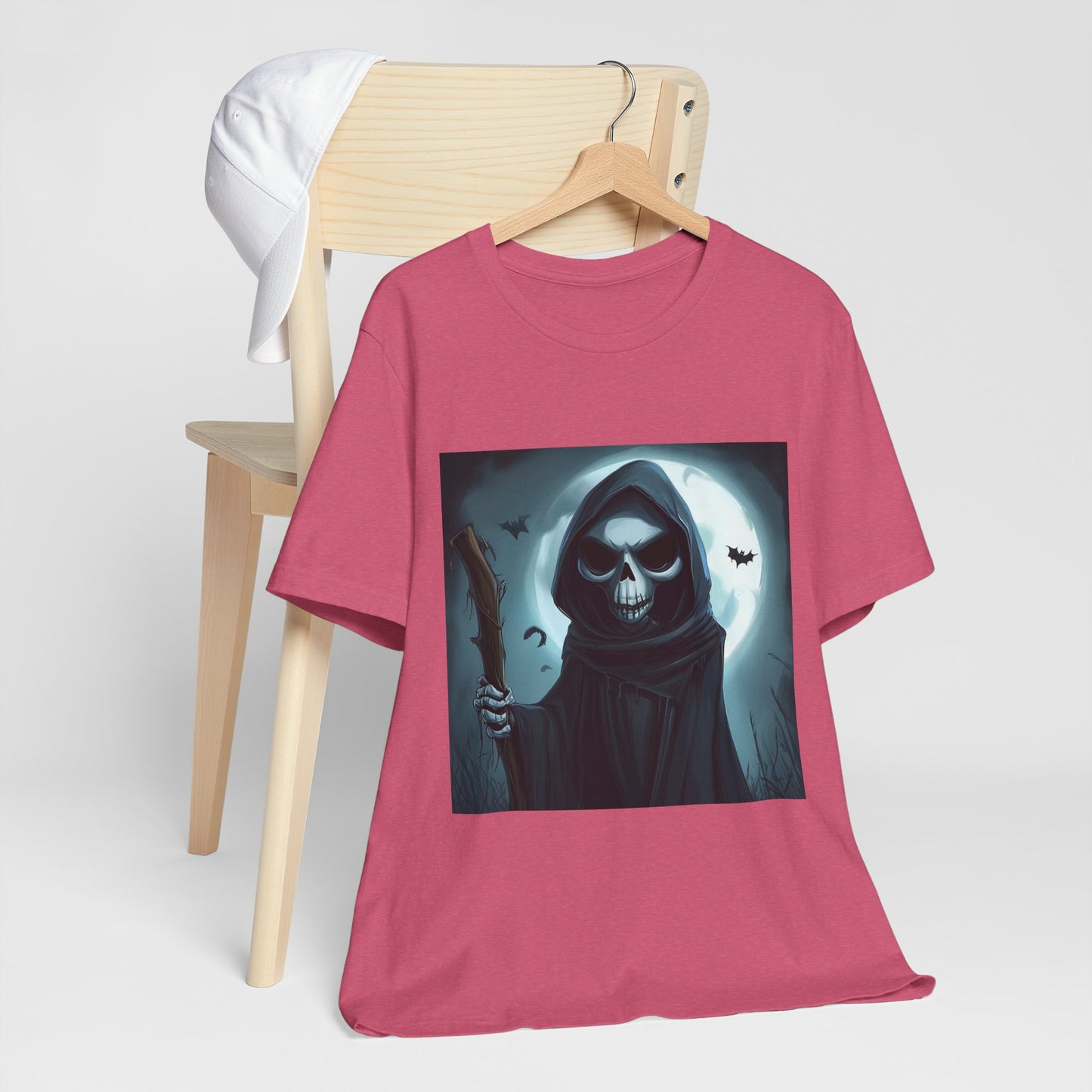 Spooky Grim Reaper Unisex Jersey Short Sleeve Tee