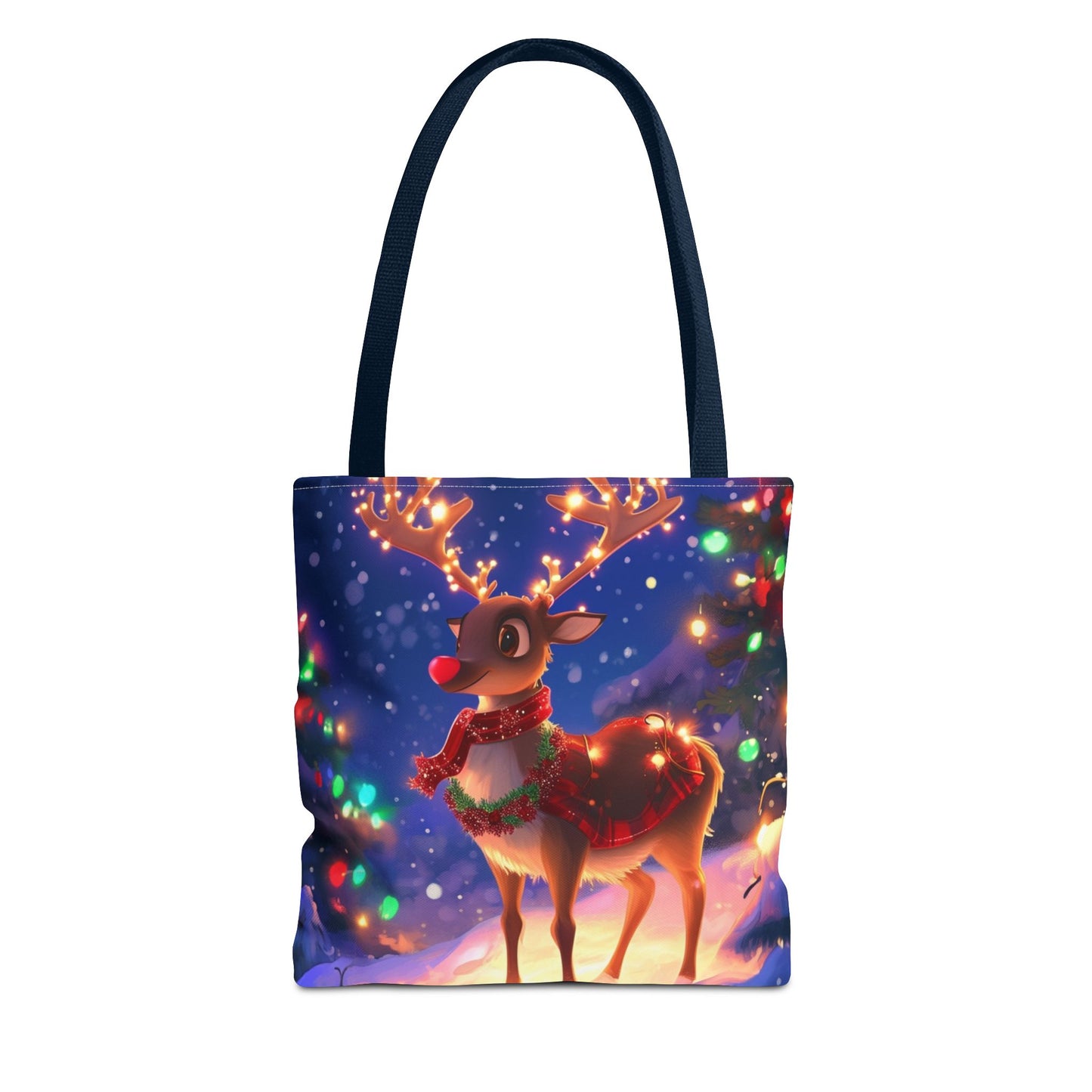 Red Nose Reindeer Tote Bag (AOP)