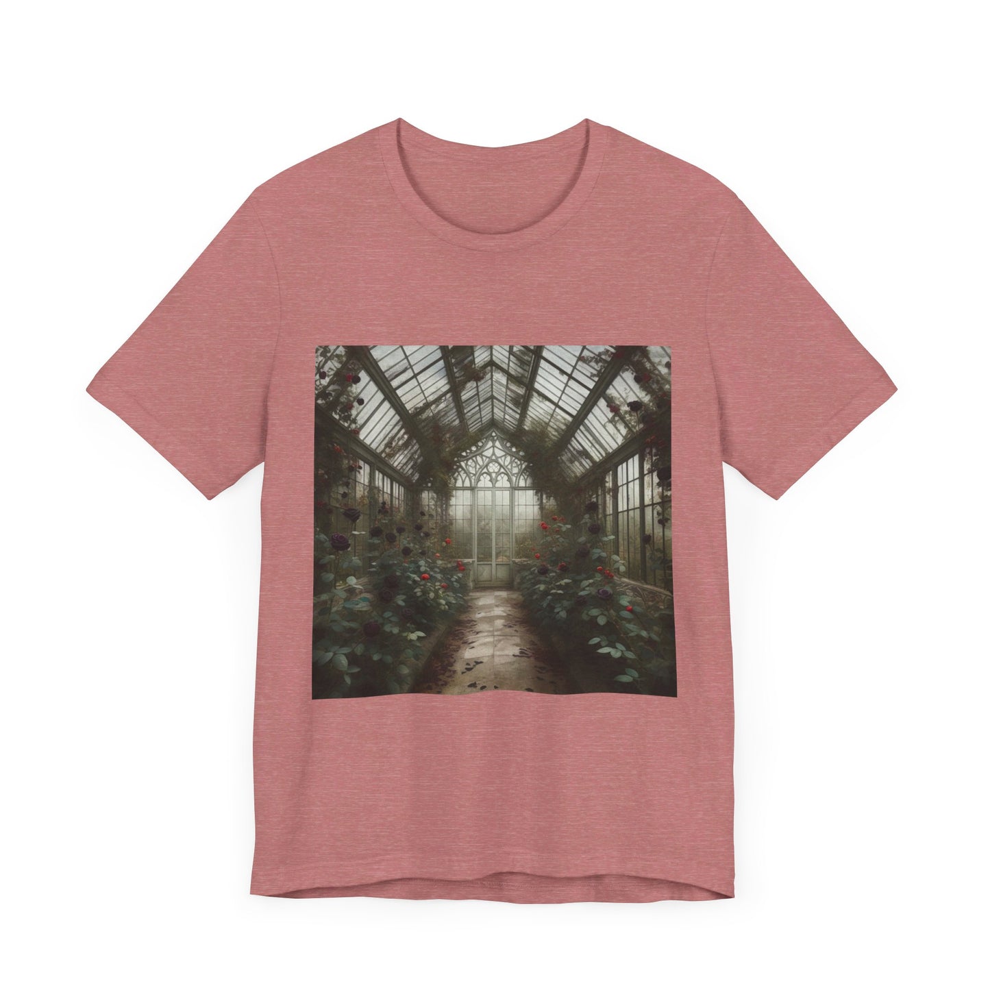 Gothic Roses Greenhouse Unisex Jersey Short Sleeve Tee