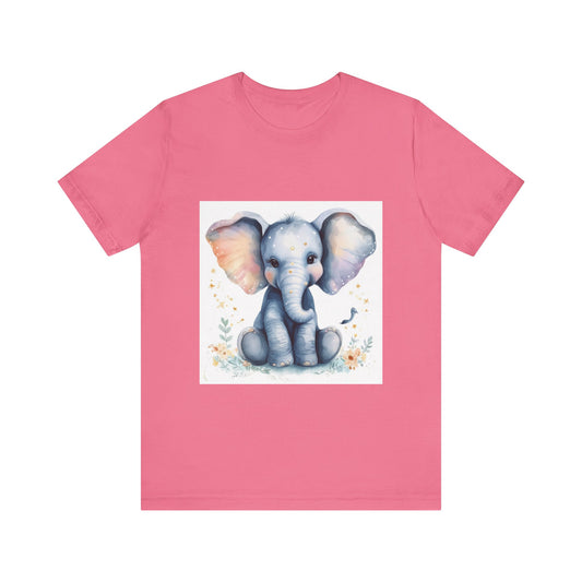 Adorable Baby Elephant Unisex Jersey Short Sleeve Tee