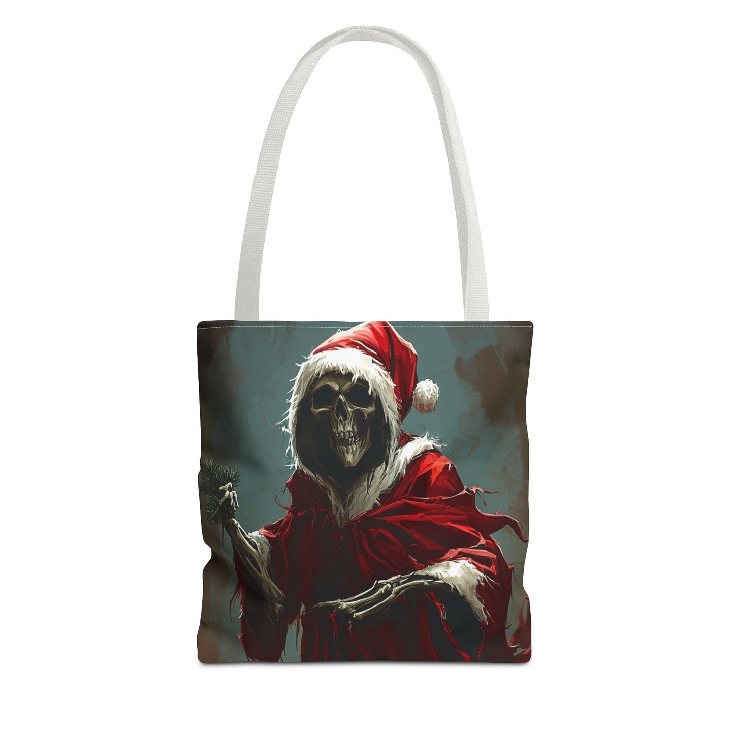 Santa Grim Reaper Tote Bag (AOP)