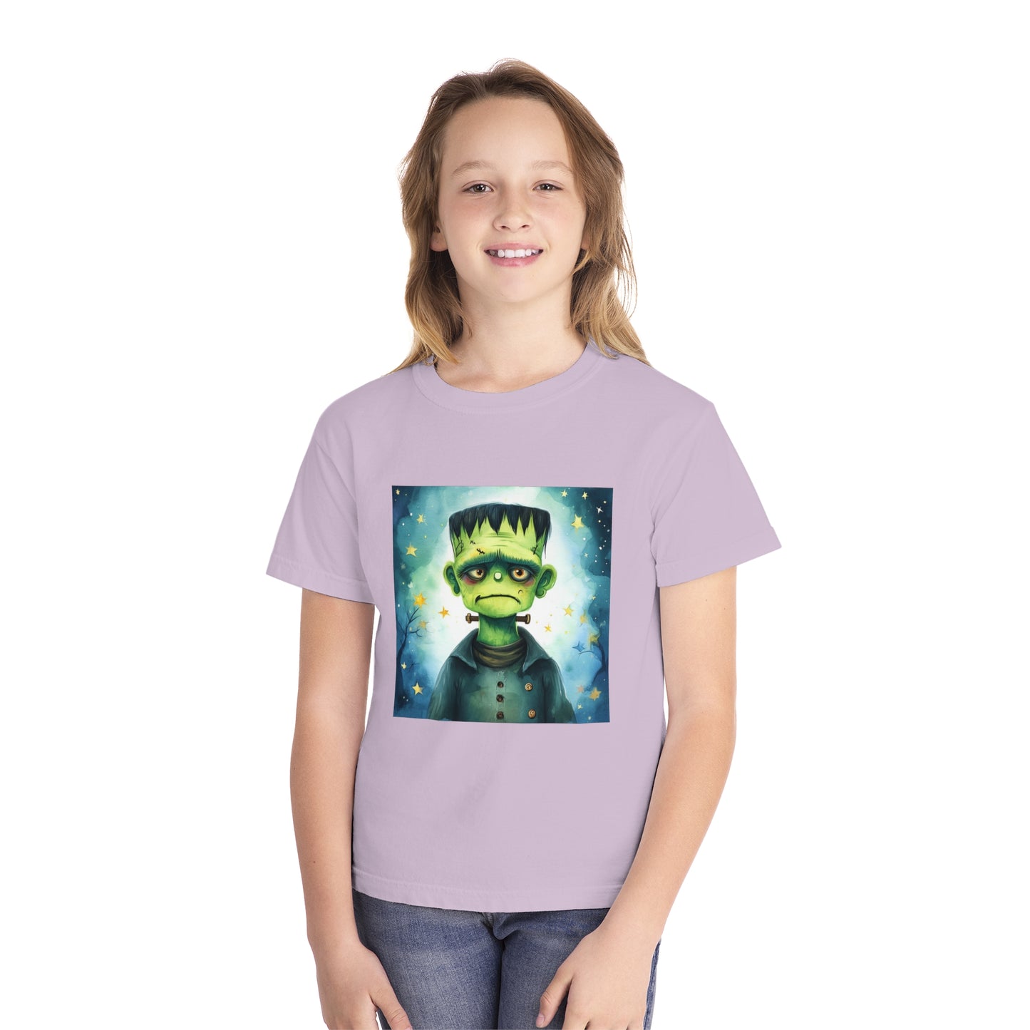 Cute Frankenstein Monster Youth Midweight Tee