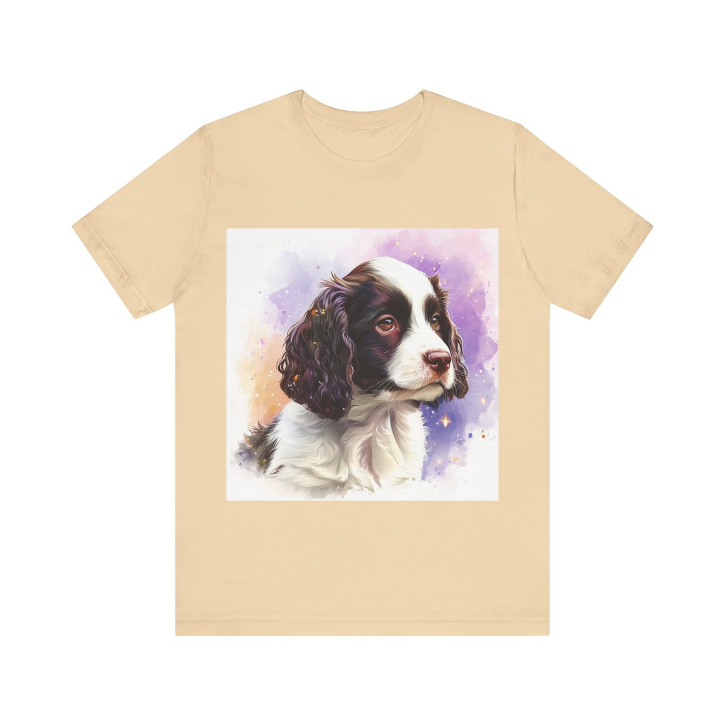 Cute Springer Spaniel Unisex Jersey Short Sleeve Tee