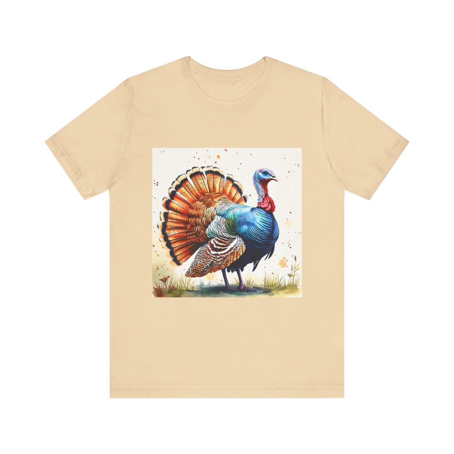 Cute Turkey Unisex Jersey Short Sleeve Tee