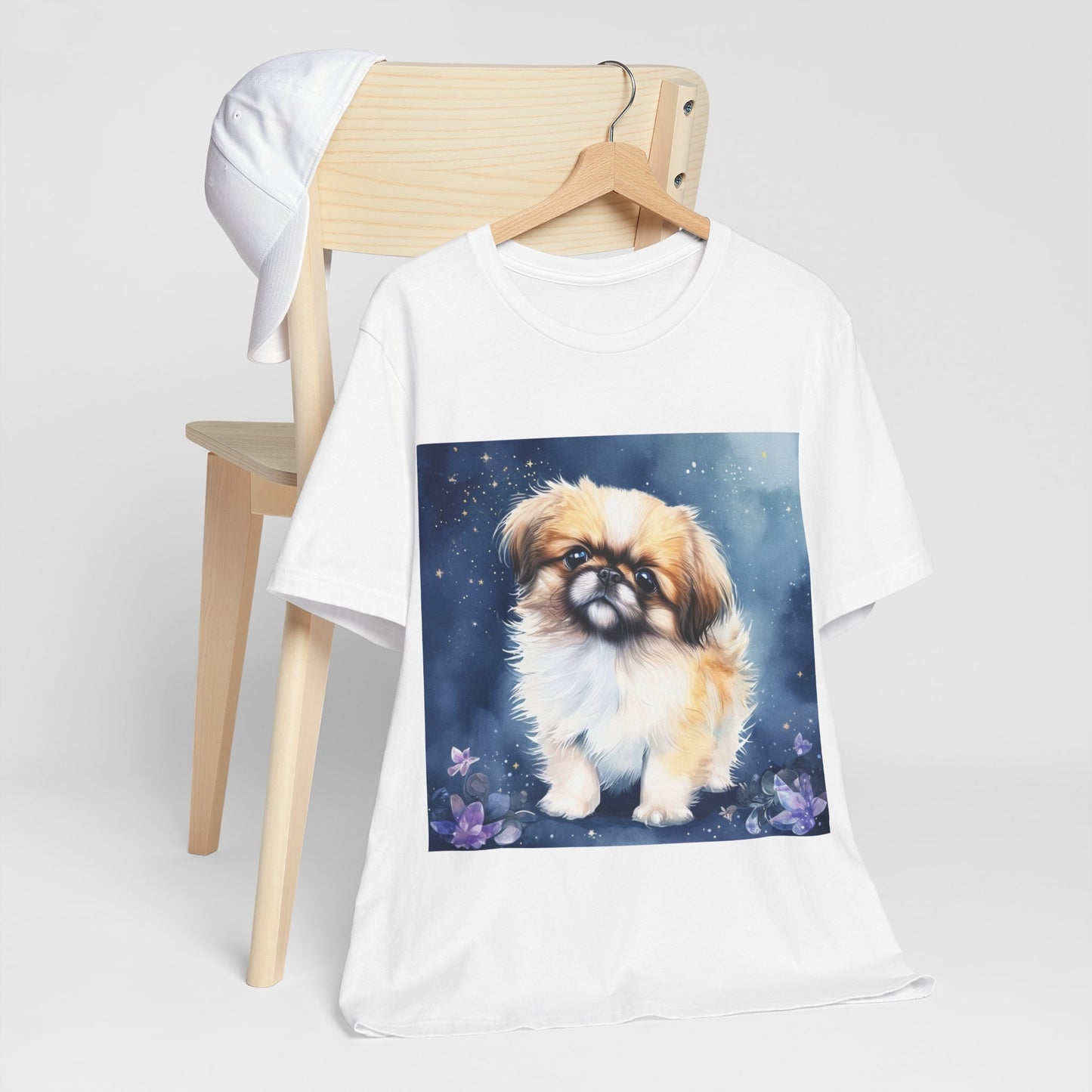 Pekinese Puppy Unisex Jersey Short Sleeve Tee