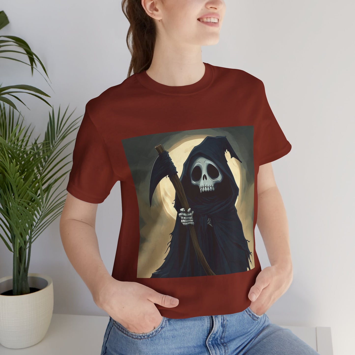 Mr. Grim the Reaper Unisex Jersey Short Sleeve Tee