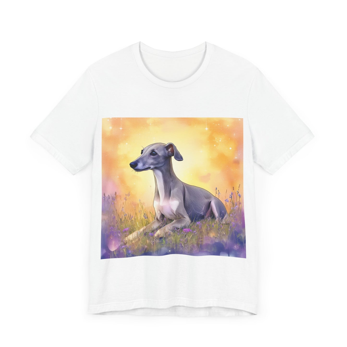 Sunset Greyhound Jersey Short Sleeve Tee