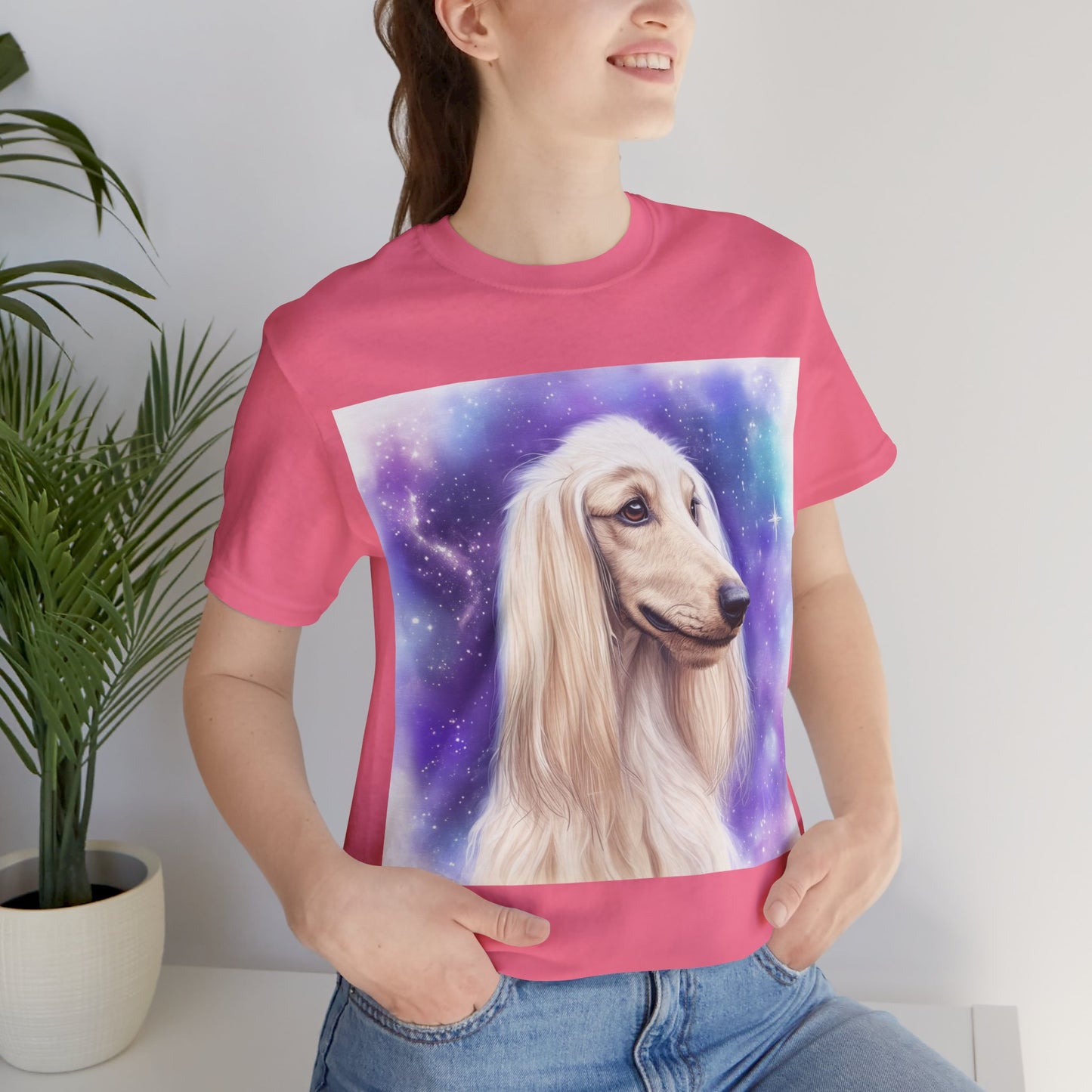 Afghan Hound Unisex Jersey Short Sleeve Tee