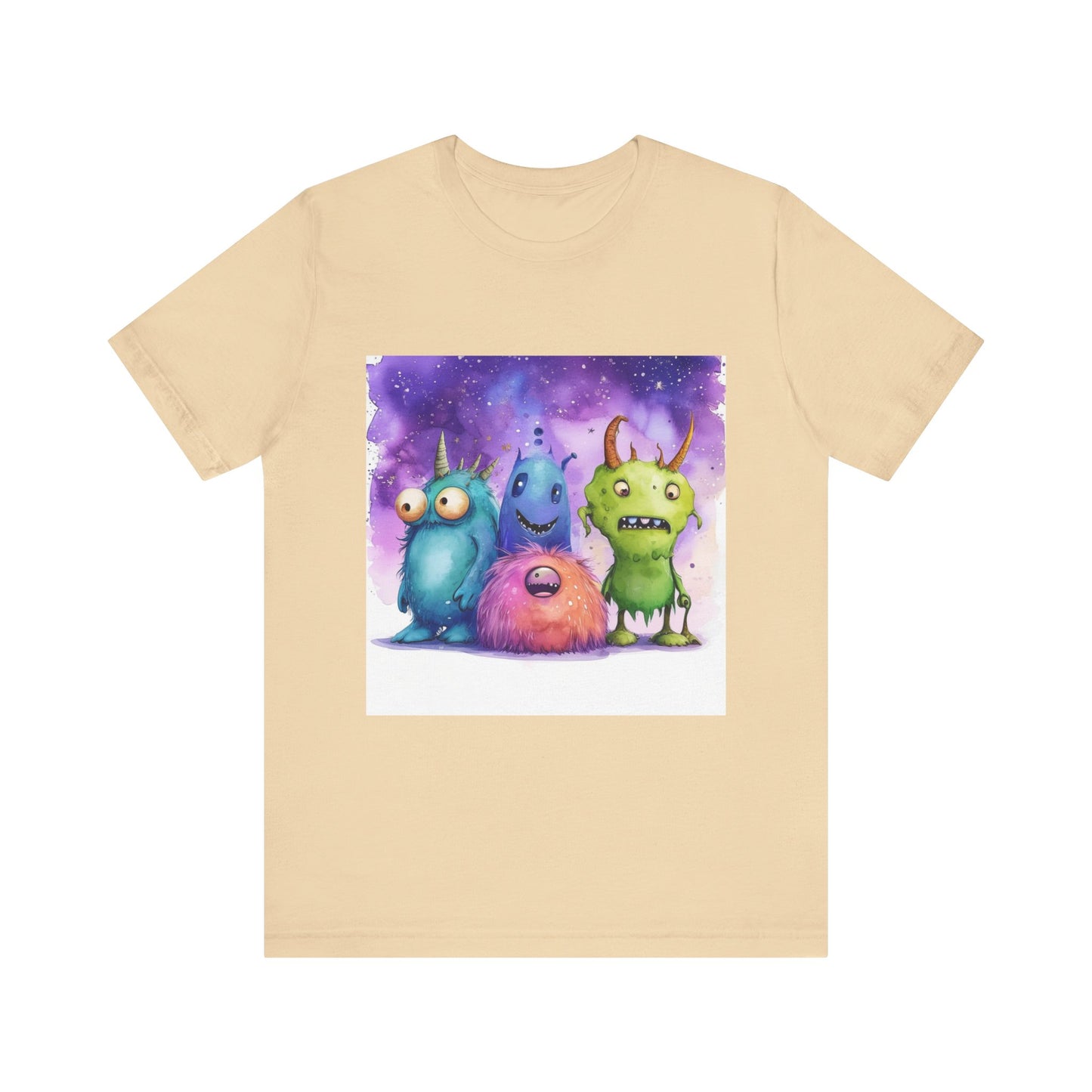 Cartoon Movie Monsters Unisex Jersey Short Sleeve Tee