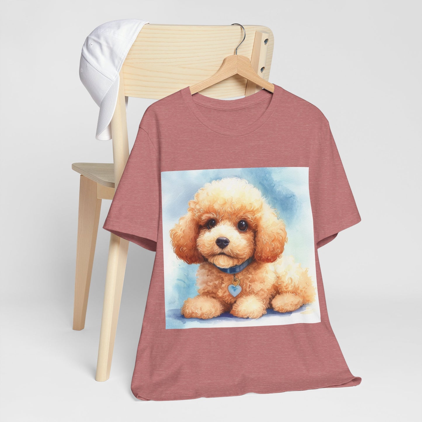 Poodle Puppy Unisex Jersey Short Sleeve Tee