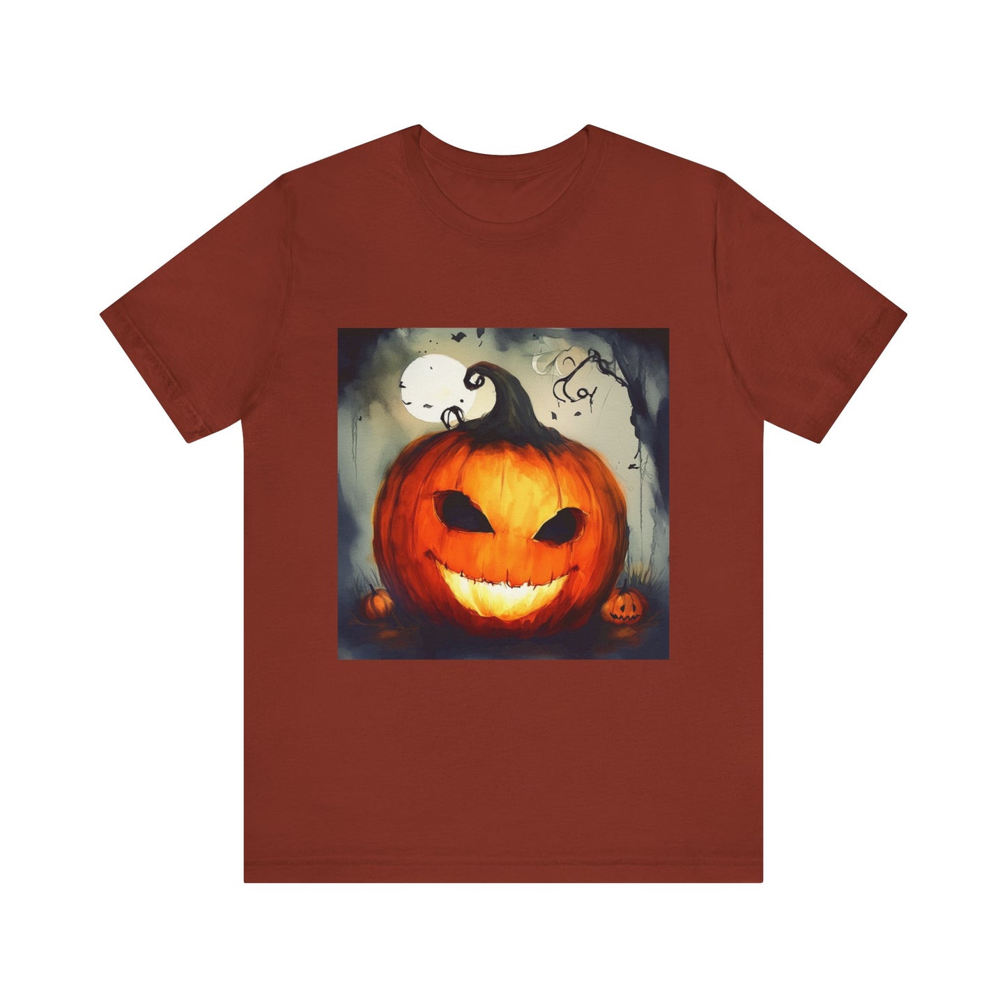 Spooky Jack o Lantern Unisex Jersey Short Sleeve Tee