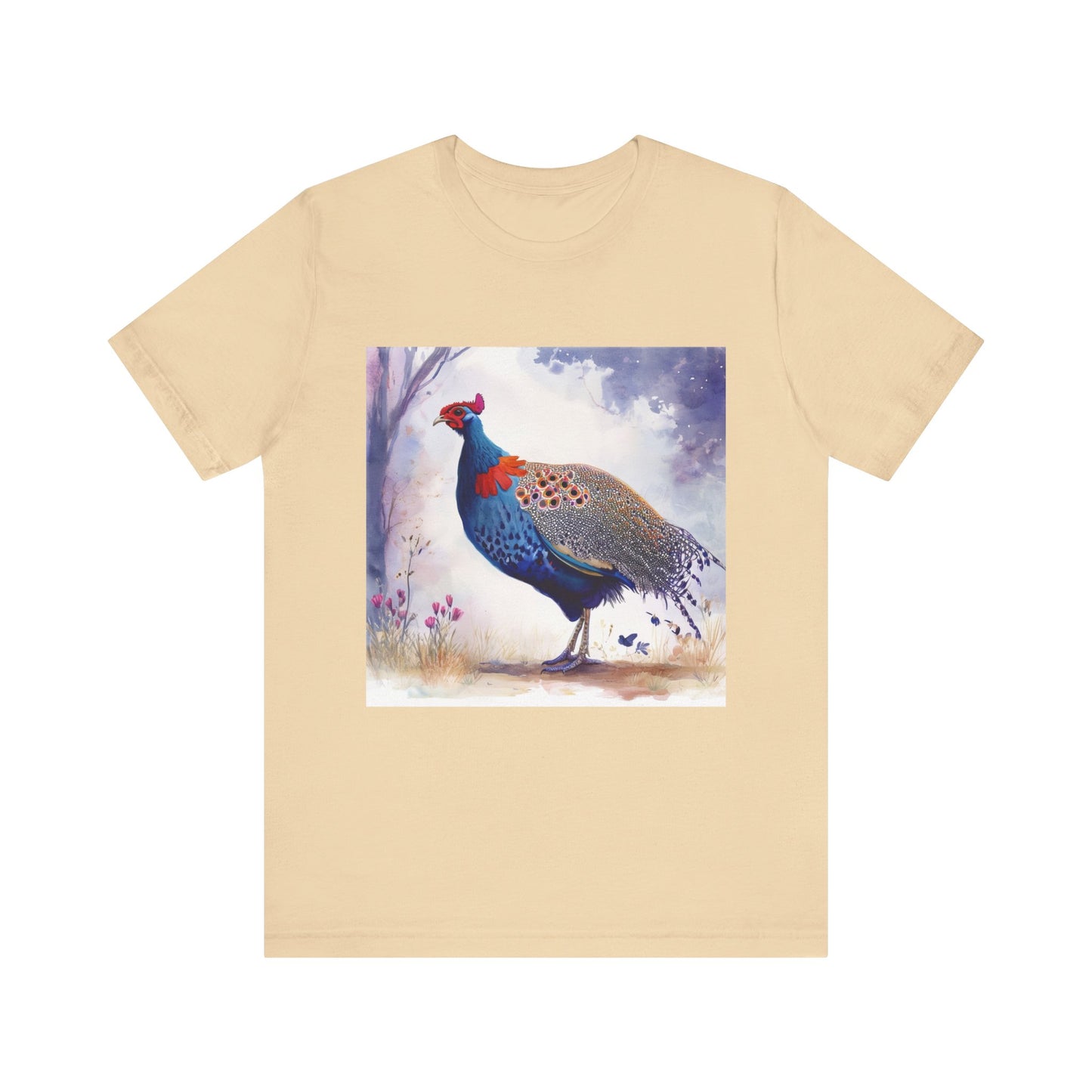 Cute Guinea Fowl Unisex Jersey Short Sleeve Tee