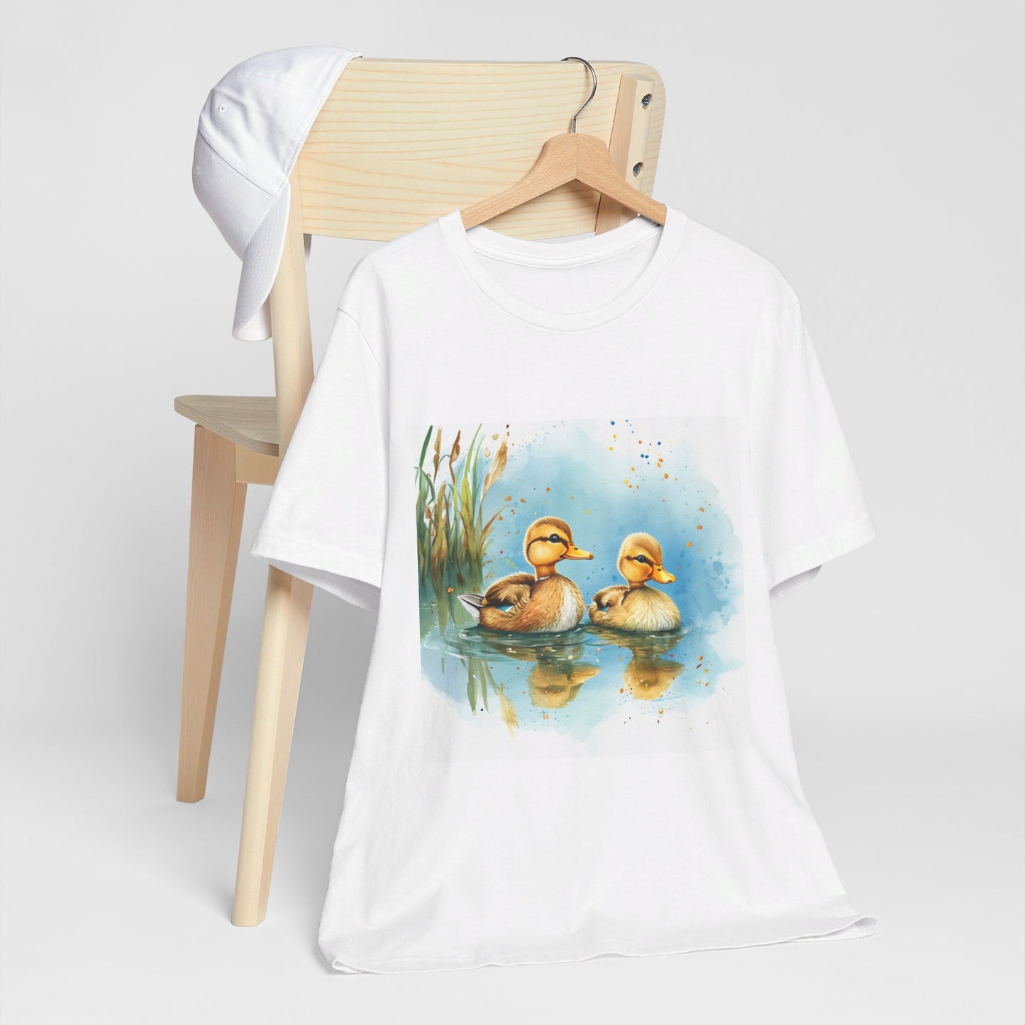 Adorable Baby Mallard Ducks Unisex Jersey Short Sleeve Tee