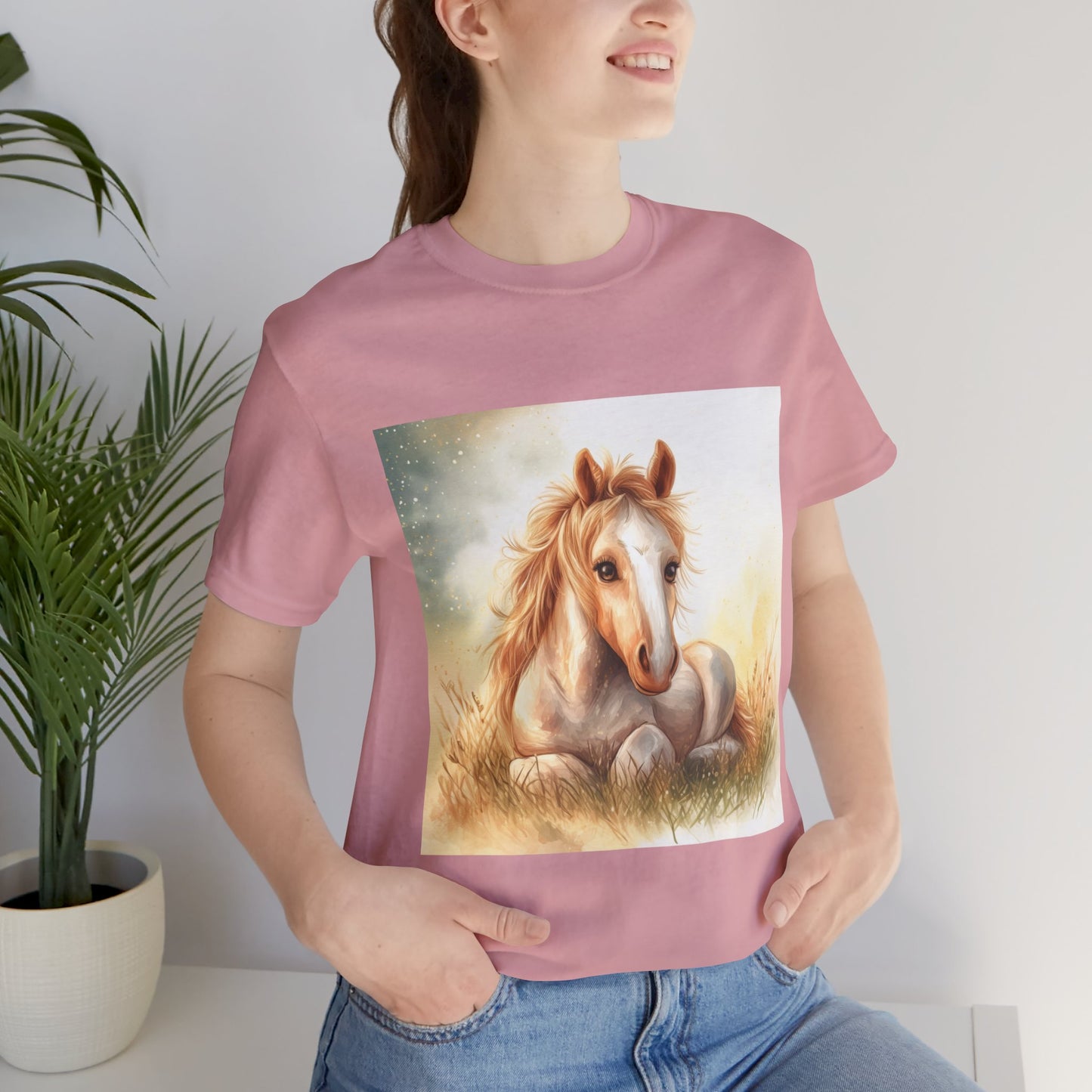 Palamino Horse Unisex Jersey Short Sleeve Tee