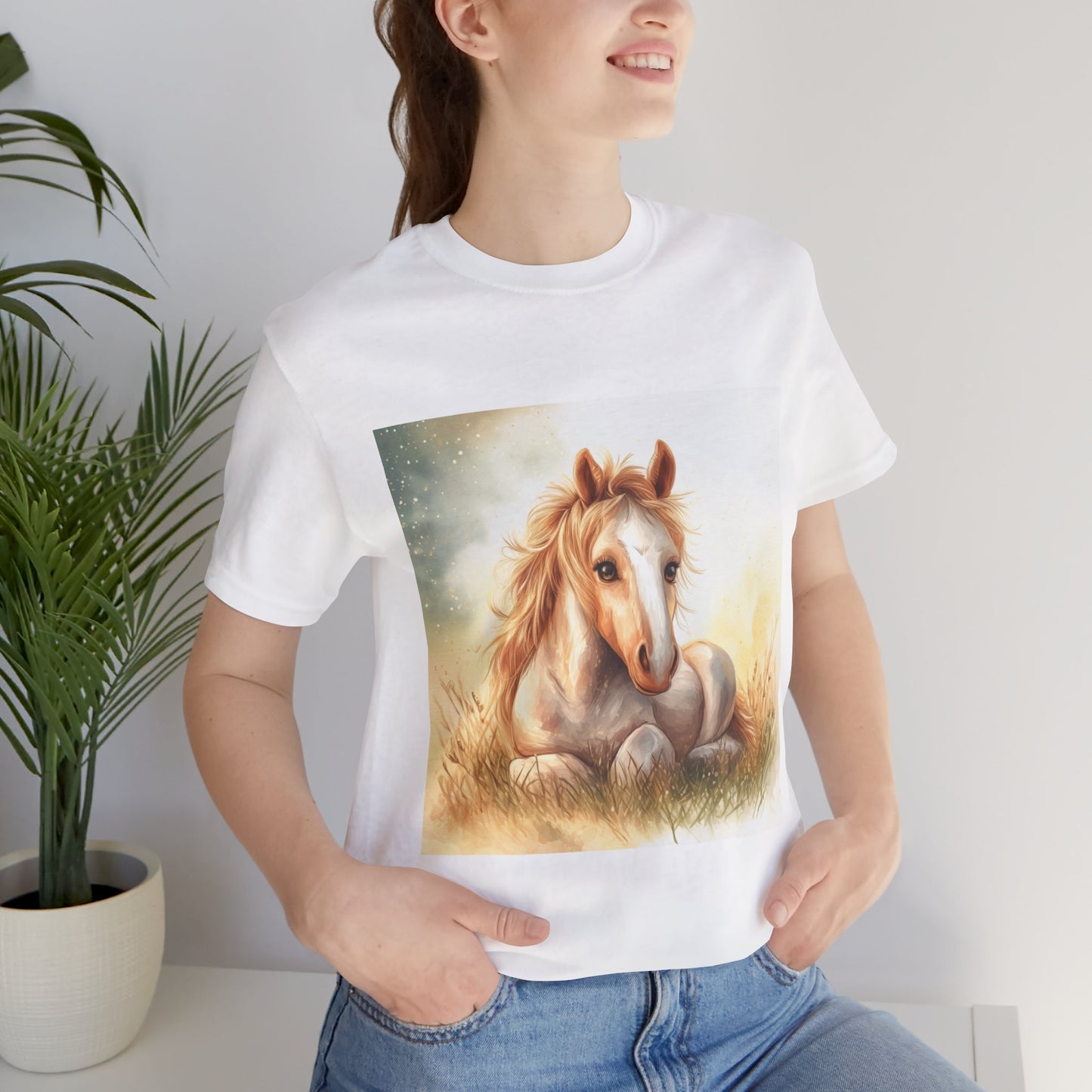 Palamino Horse Unisex Jersey Short Sleeve Tee