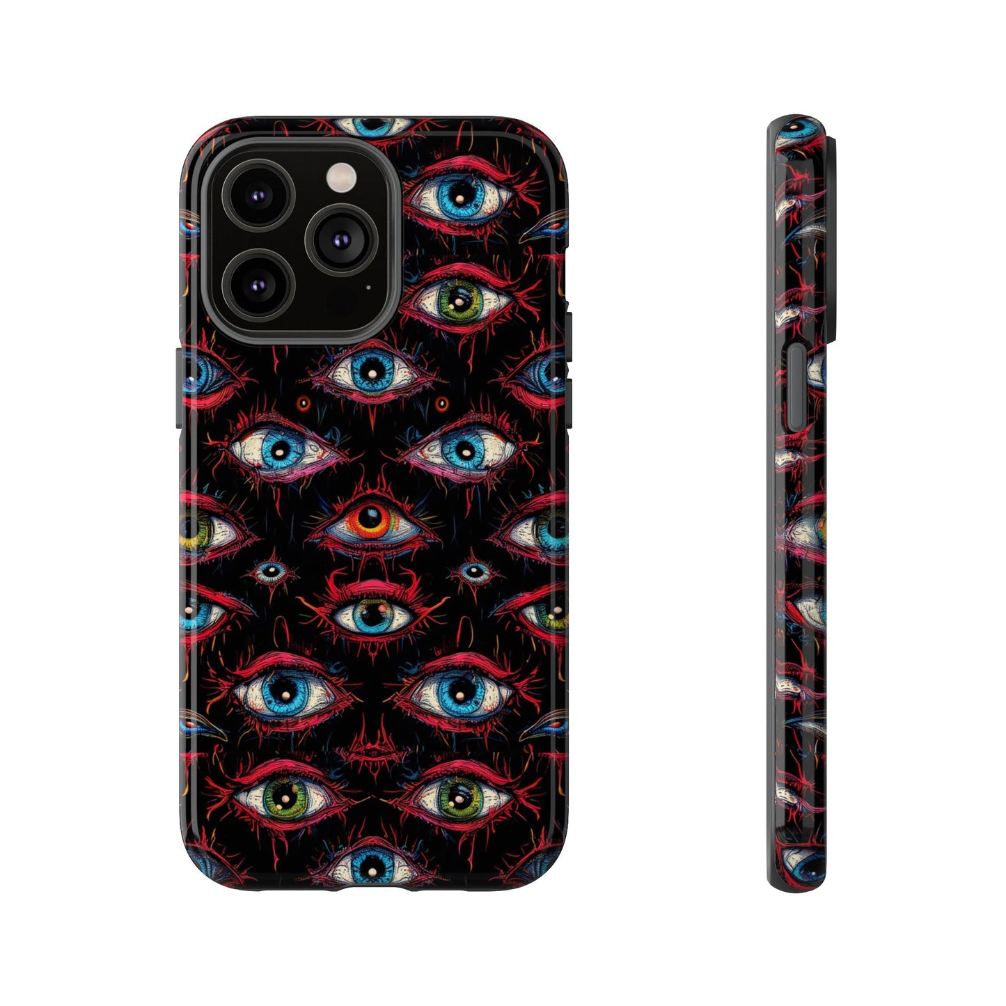 Creepy Eye Pattern Tough Cases