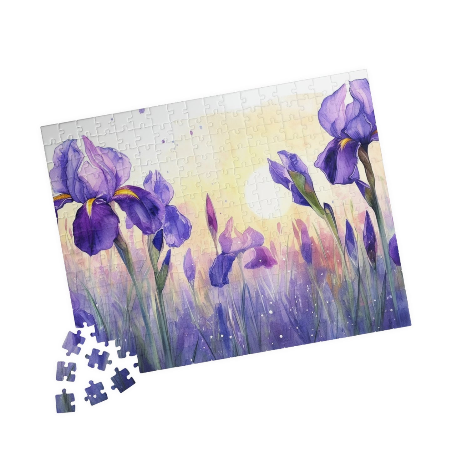 Beautiful Iris Painting Puzzle (110, 252, 520, 1014-piece)