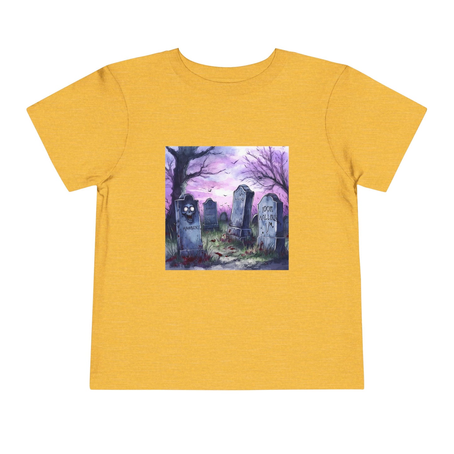 Purple Graveyard Toddler Short Sleeve Tee