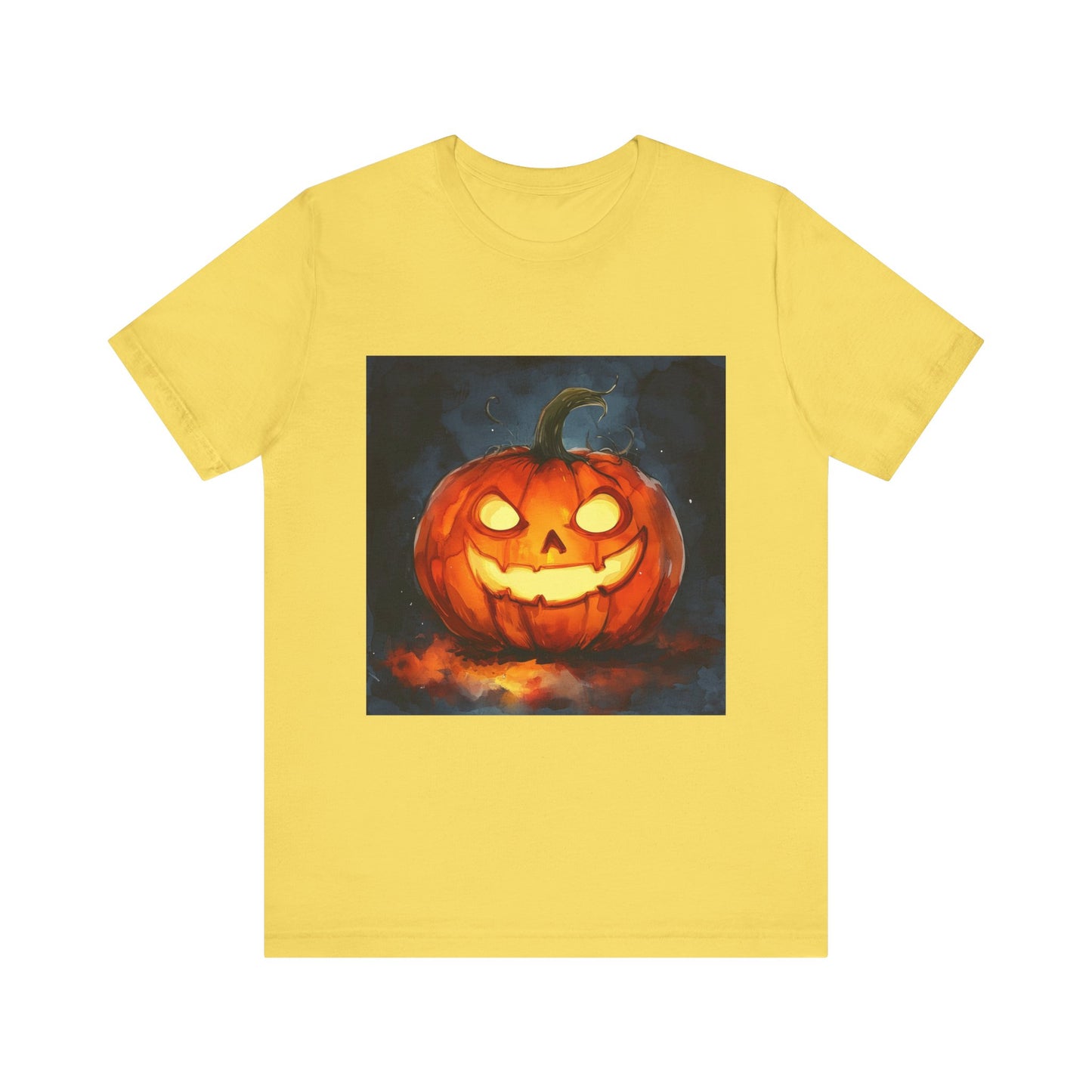 Cute Creepy Jack o Lantern Unisex Jersey Short Sleeve Tee