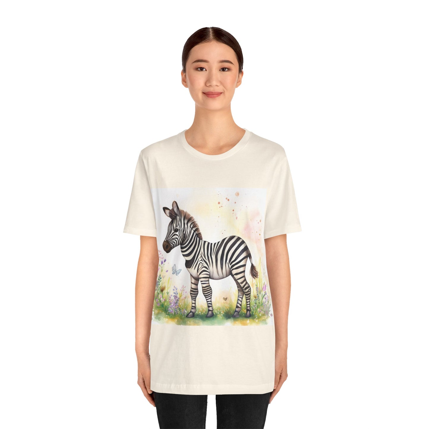 Baby Zebra Unisex Jersey Short Sleeve Tee