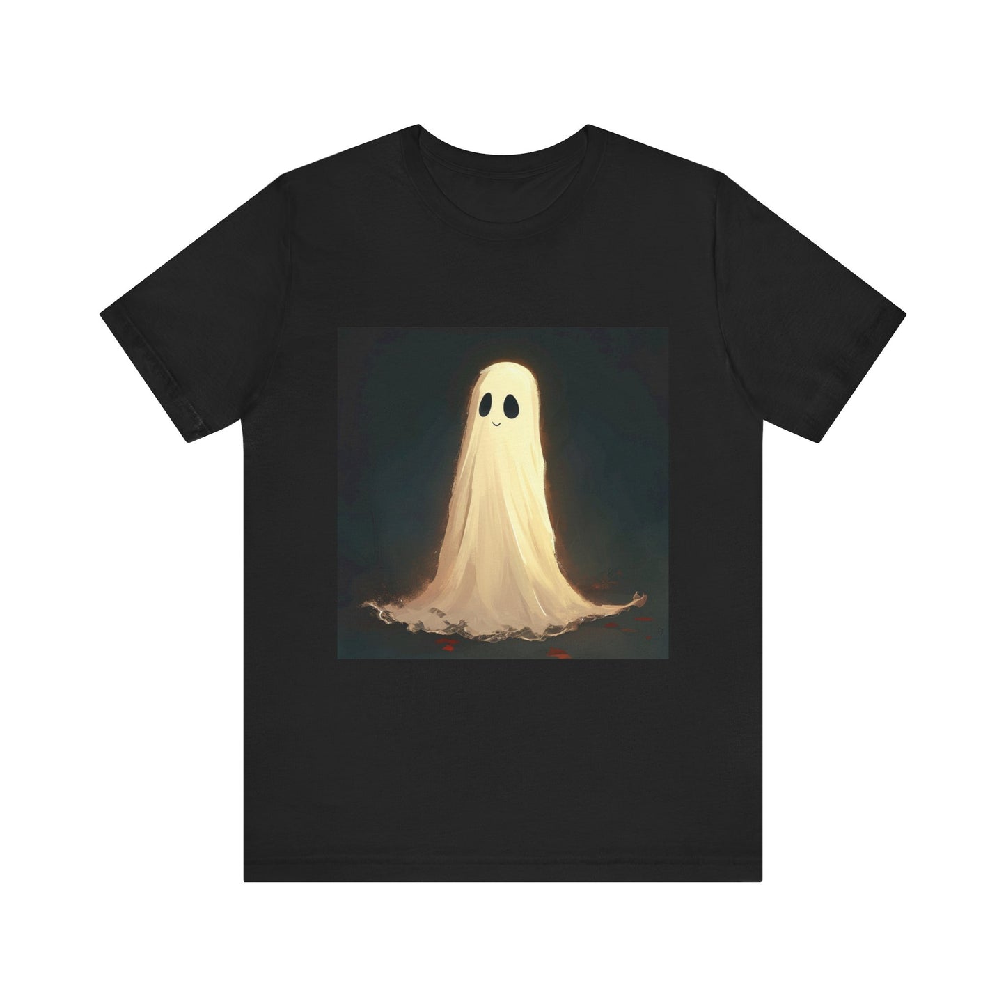 Happy Spooky Ghost Unisex Jersey Short Sleeve Tee