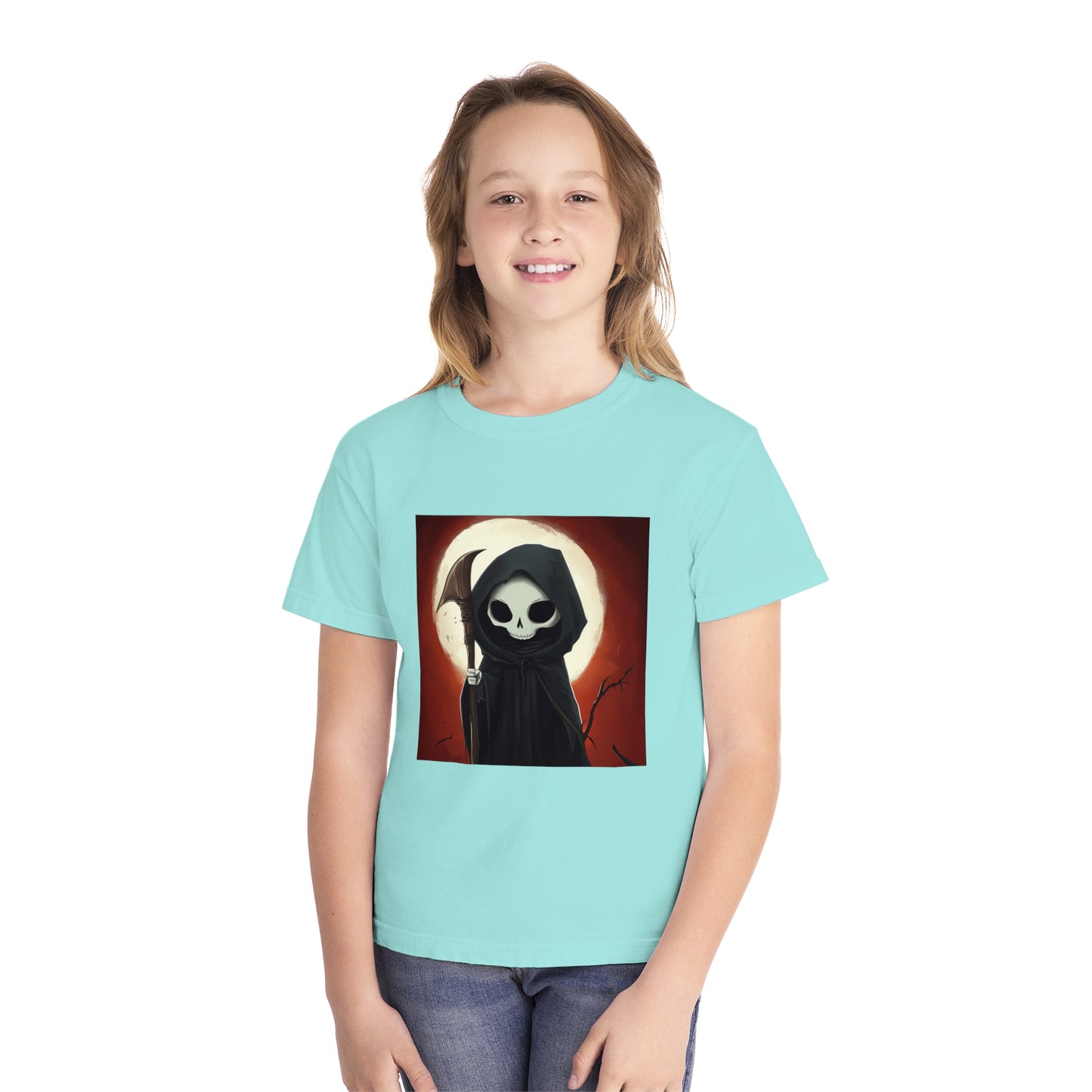 Cute Grim Reaper Youth Midweight Tee