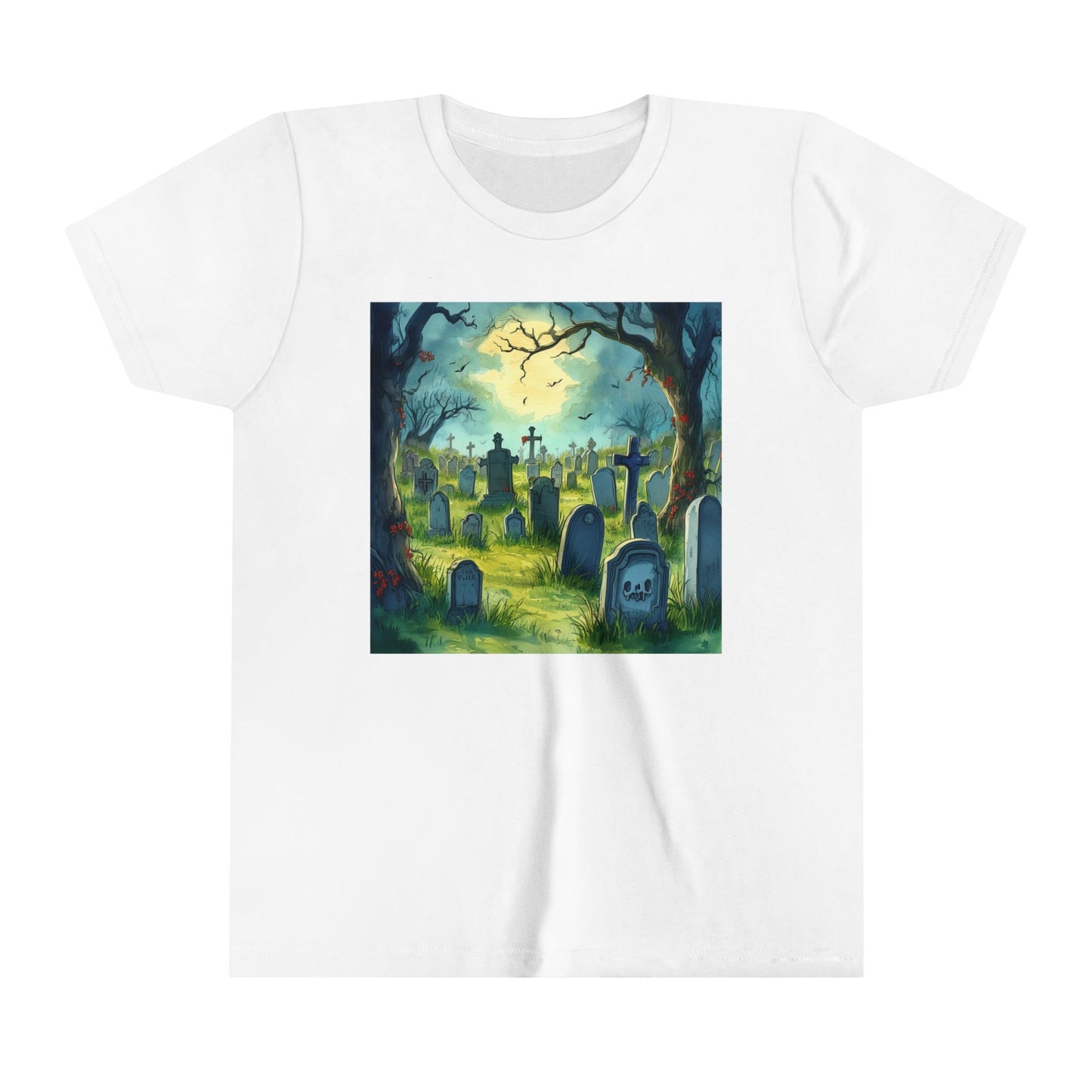 Comic Graveyard Youth Short Sleeve Tee