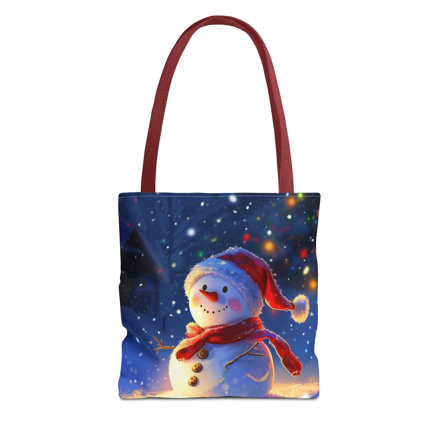 Cute Snowman Tote Bag (AOP)