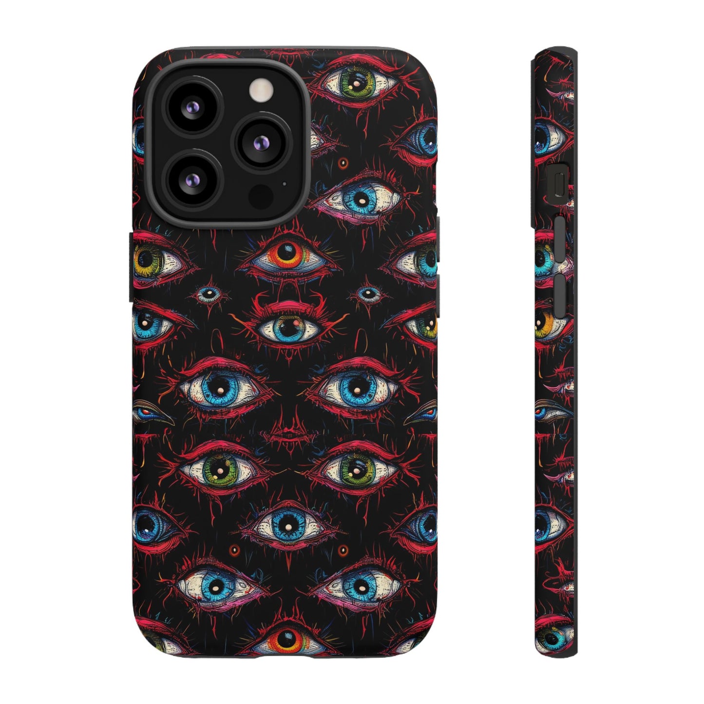 Creepy Eye Pattern Tough Cases