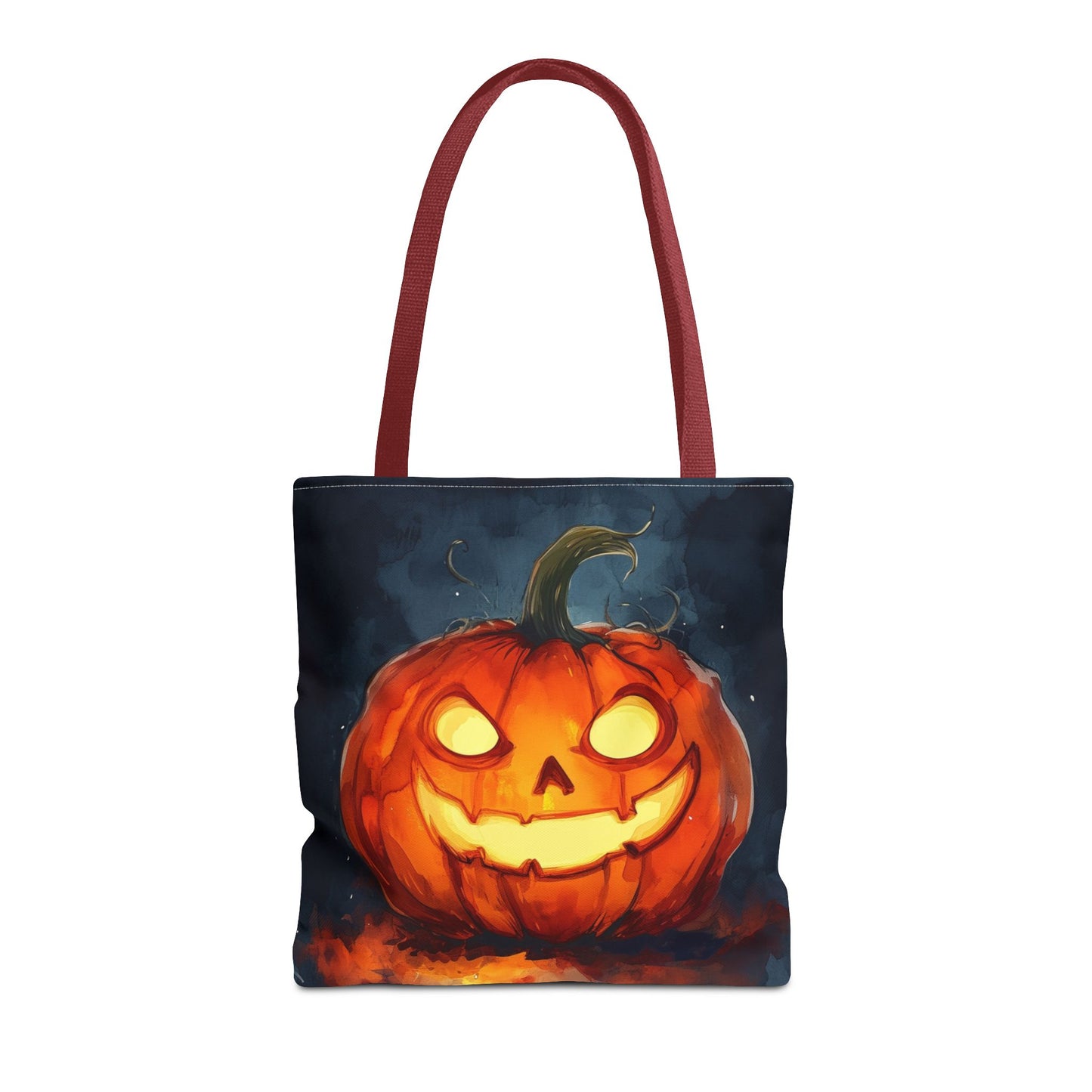 Cute Creepy Jack o Lantern Tote Bag (AOP)