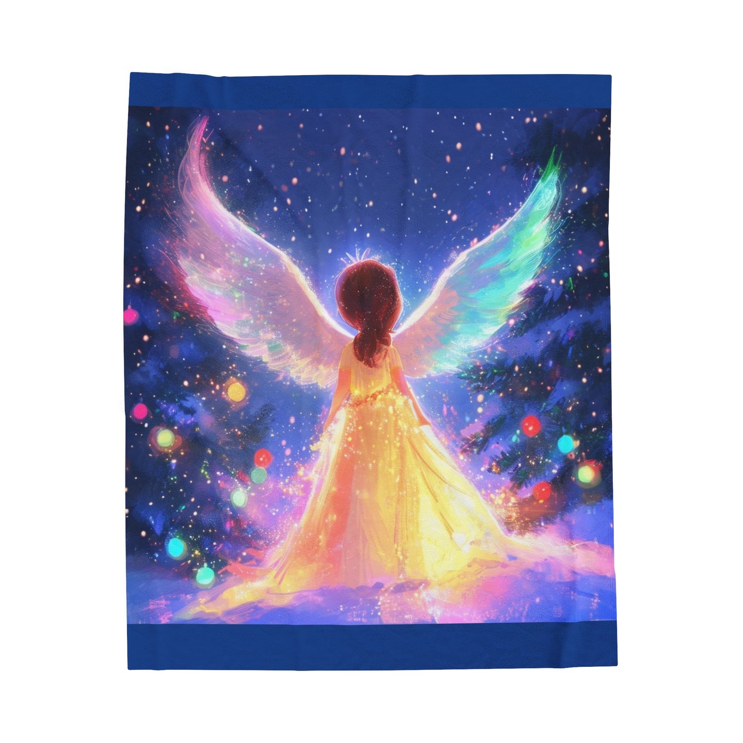 Bright Angel Velveteen Plush Blanket