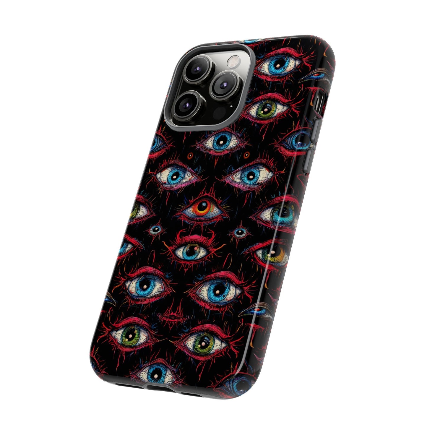 Creepy Eye Pattern Tough Cases