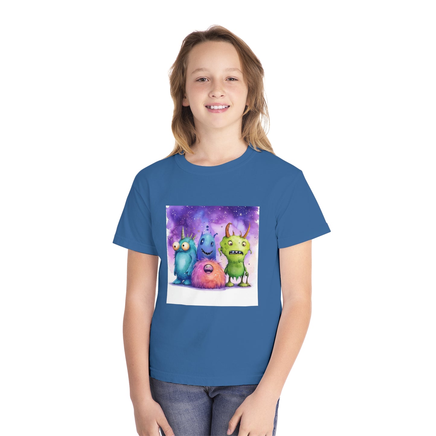 Cartoon Movie Monsters Youth Midweight Tee