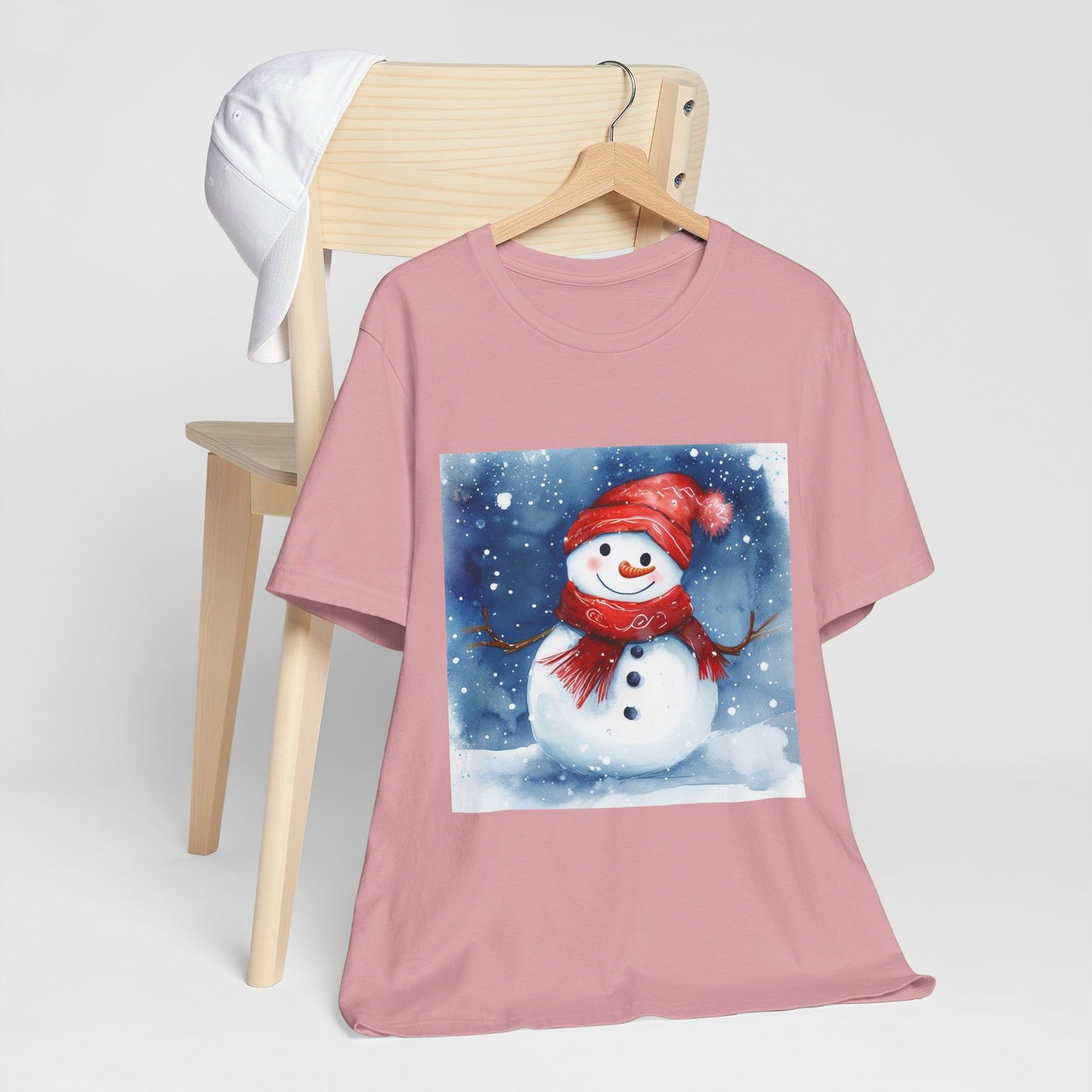 Adorable Snowman Unisex Jersey Short Sleeve Tee