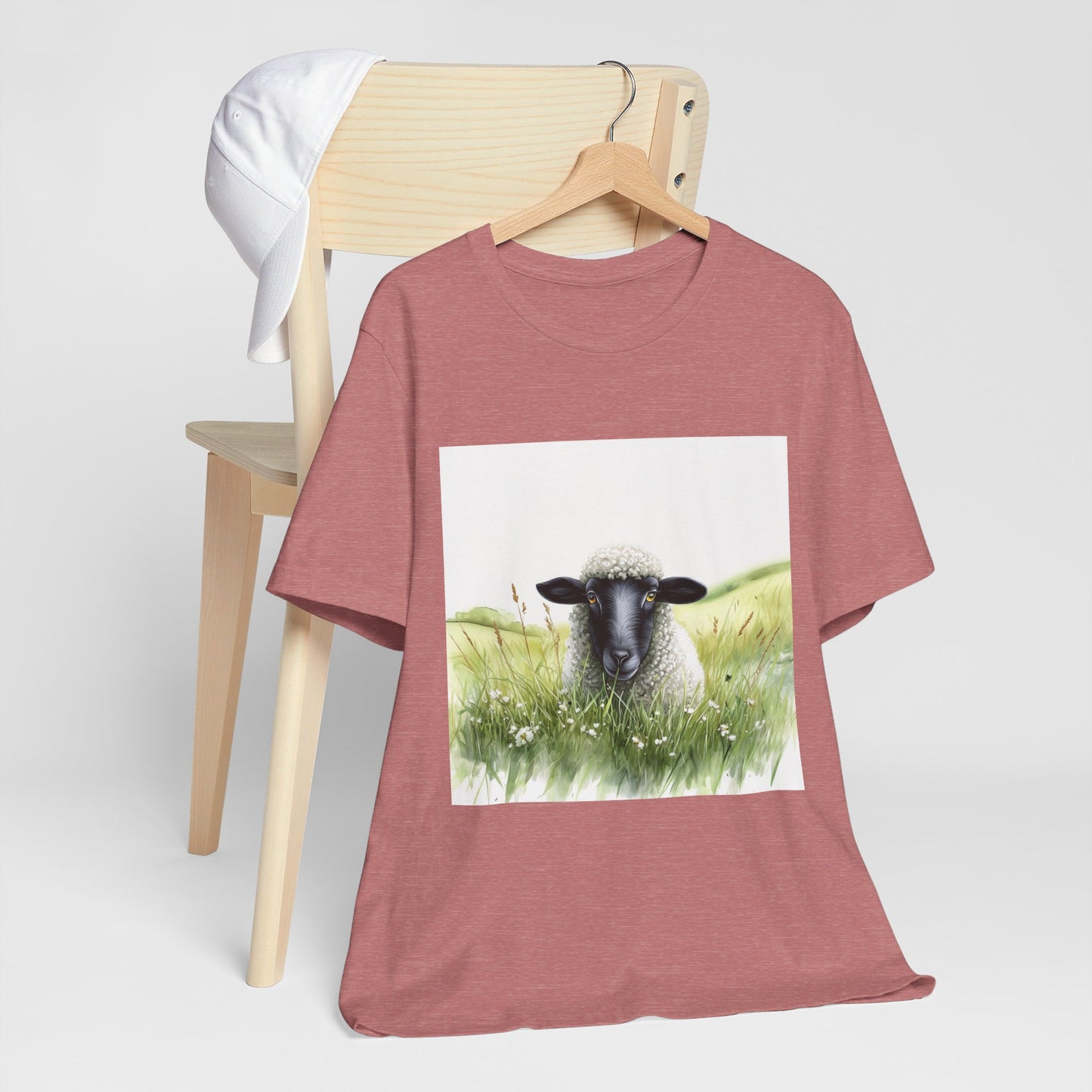 Cute Sheep Unisex Jersey Short Sleeve Tee