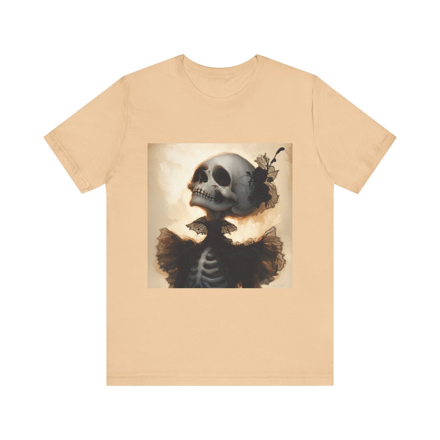 Flamenco Dancer Skeleton Unisex Jersey Short Sleeve Tee