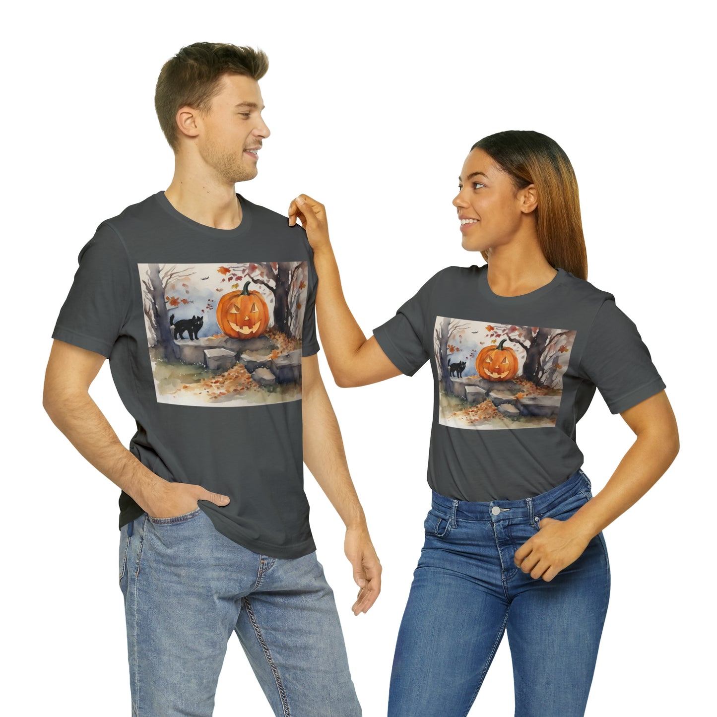 Halloween Jacko-lantern Unisex Jersey Short Sleeve Tee