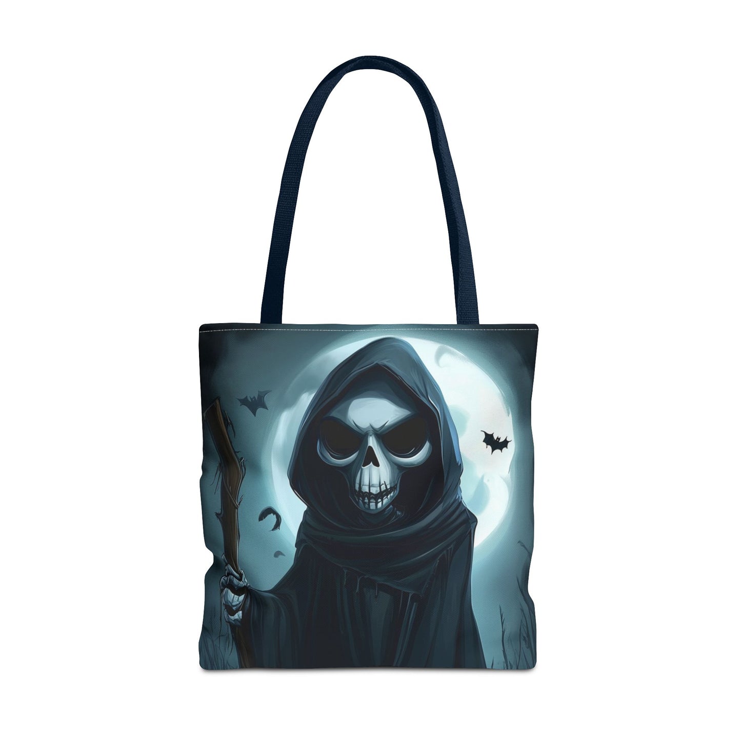 Spooky Grim Reaper Tote Bag (AOP)