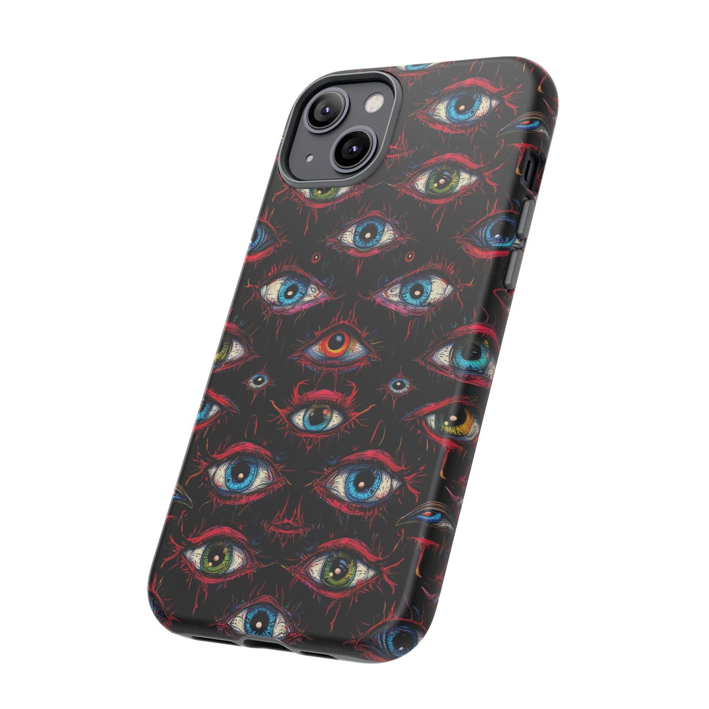 Creepy Eye Pattern Tough Cases