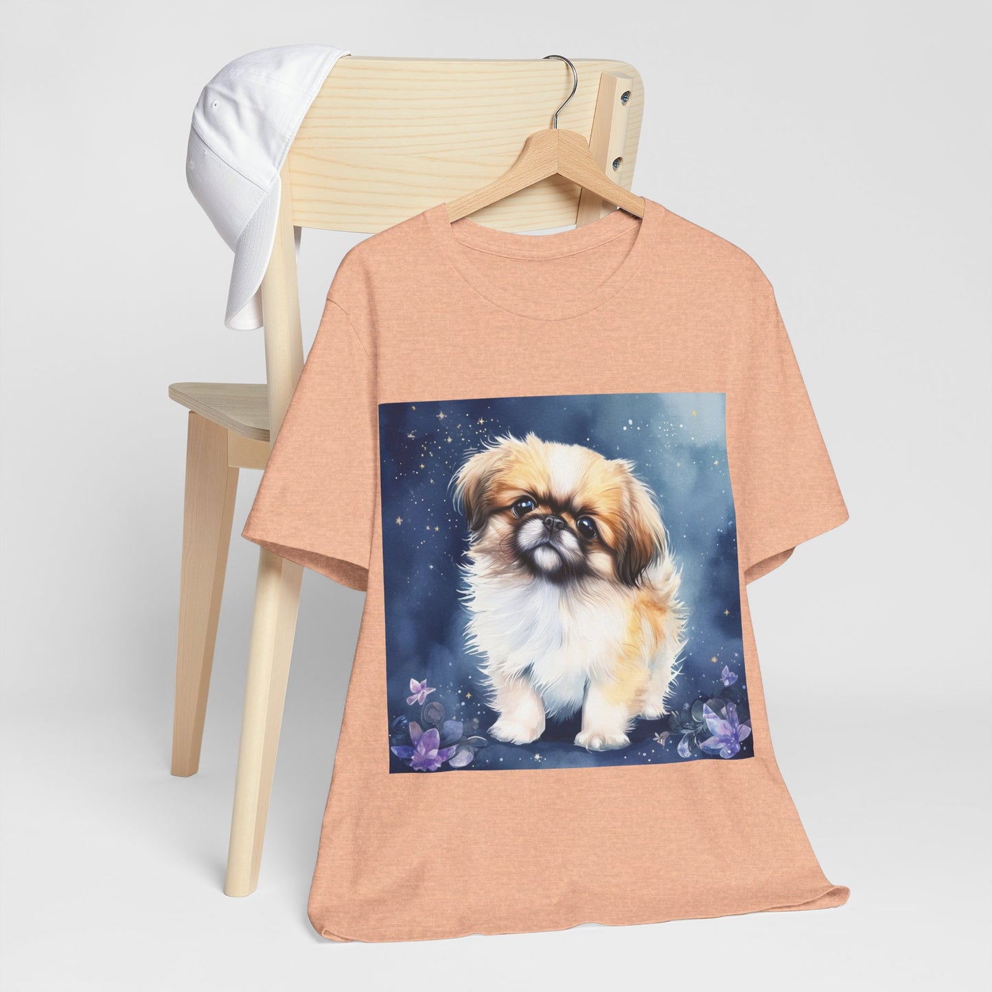 Pekinese Puppy Unisex Jersey Short Sleeve Tee