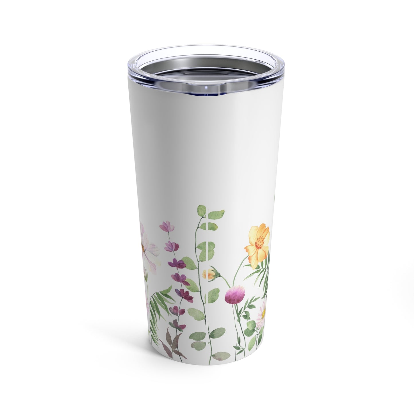 Pink Wildflower Tumbler 20oz