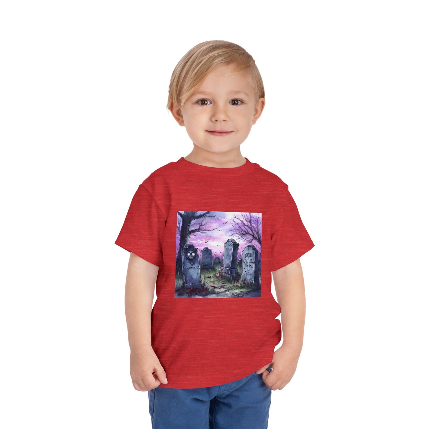 Purple Graveyard Toddler Short Sleeve Tee