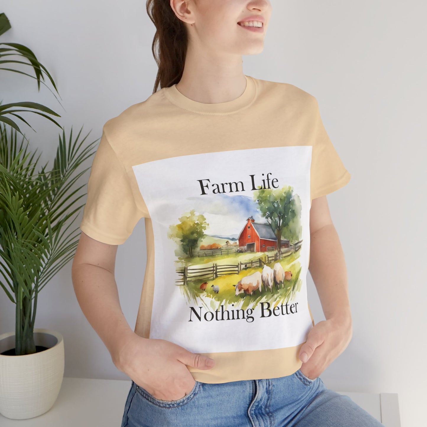 Farm Life Unisex Jersey Short Sleeve Tee