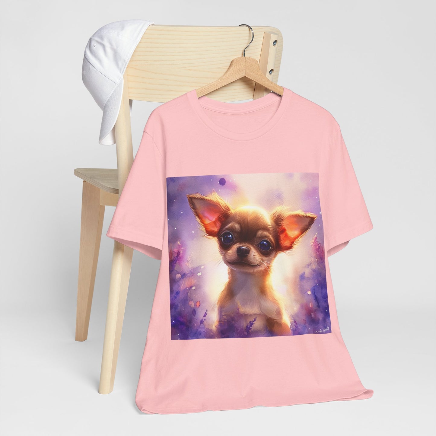 Galaxy Chihuahua Unisex Jersey Short Sleeve Tee