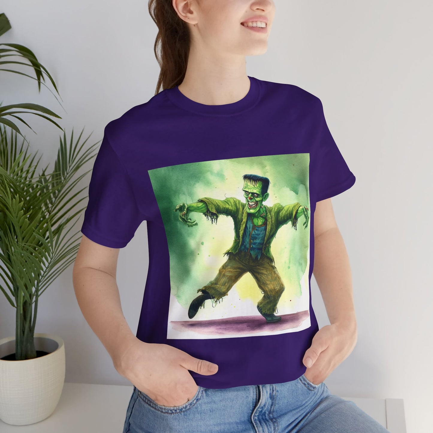 Funny Frankenstein Unisex Jersey Short Sleeve Tee