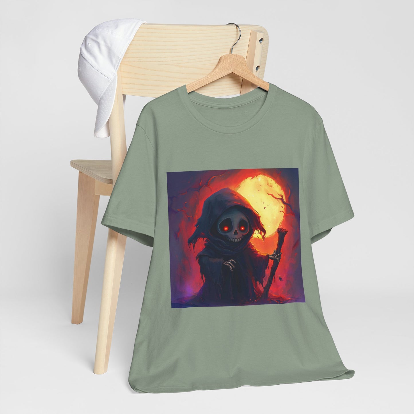 Haunting Grim Reaper Unisex Jersey Short Sleeve Tee