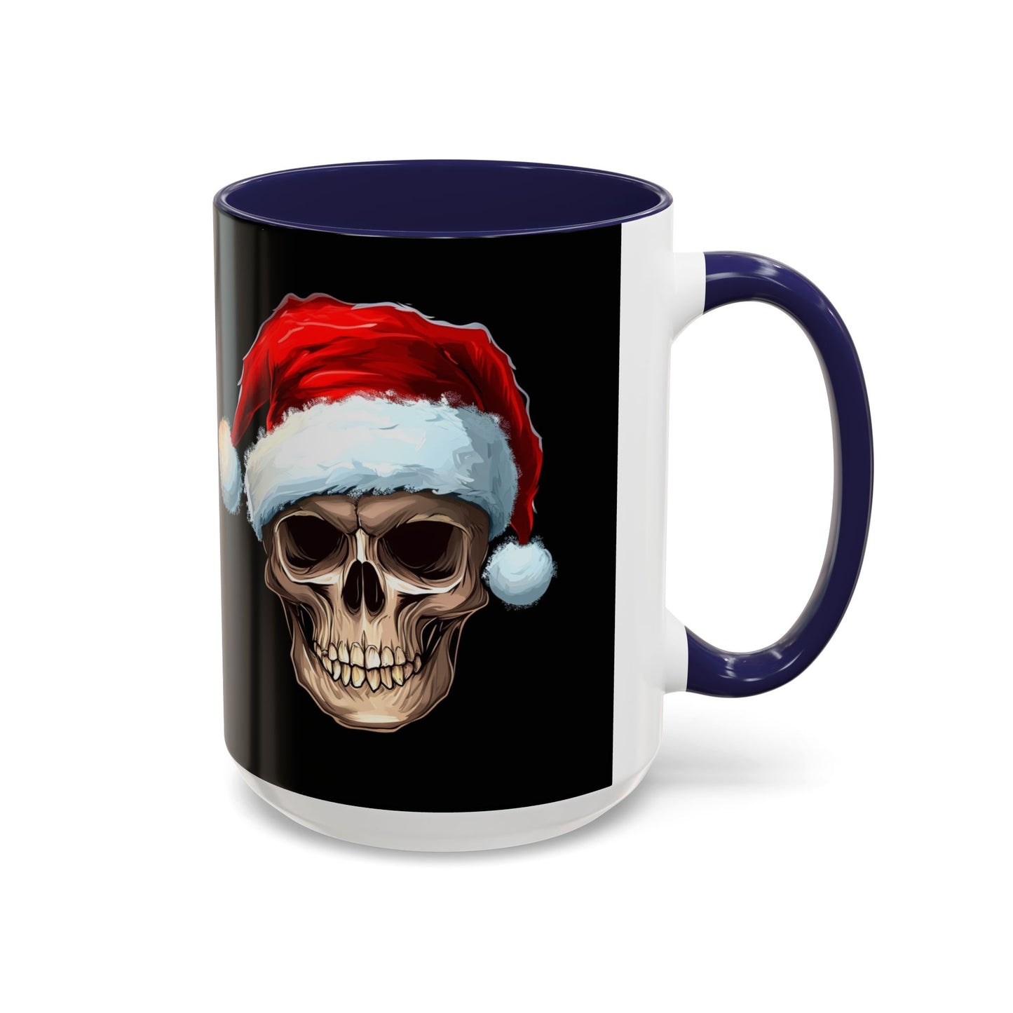 Gothic Christmas Skull Mug Accent Coffee Mug (11, 15oz)