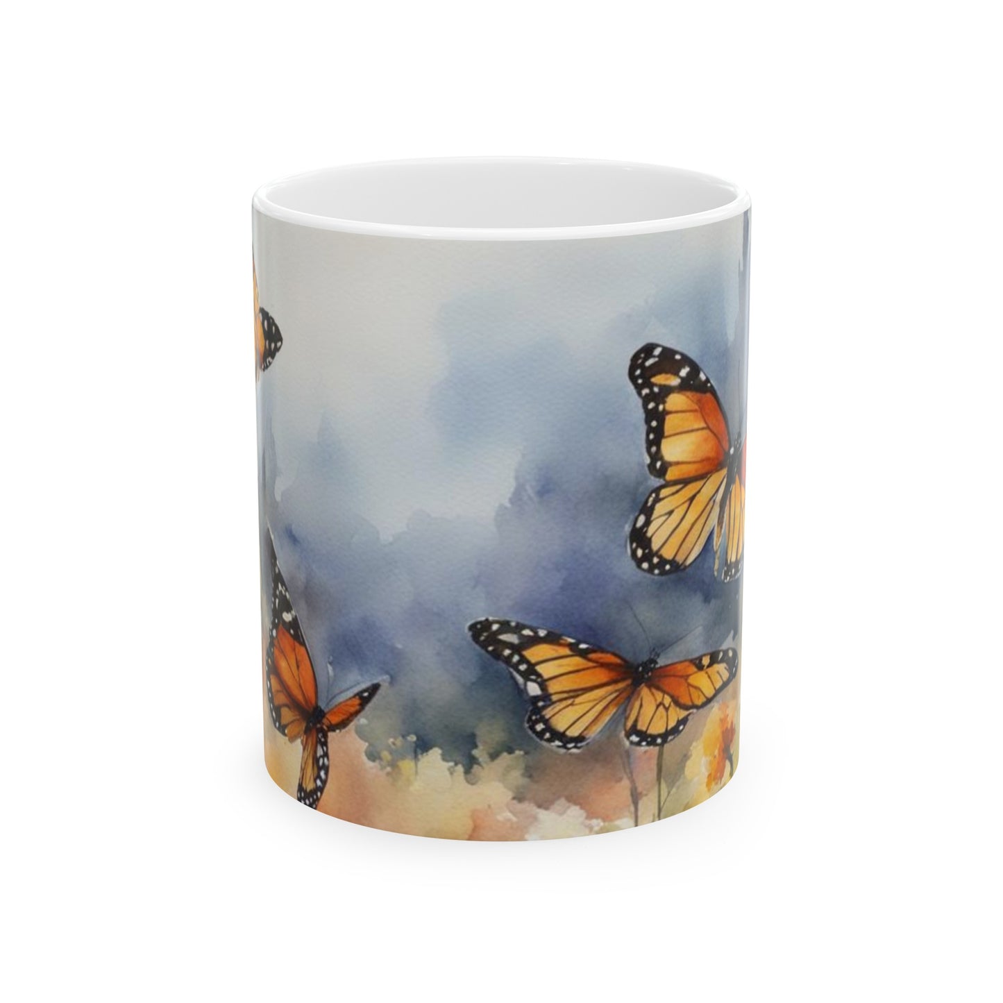 Monarch Butterfly Ceramic Mug, 11oz